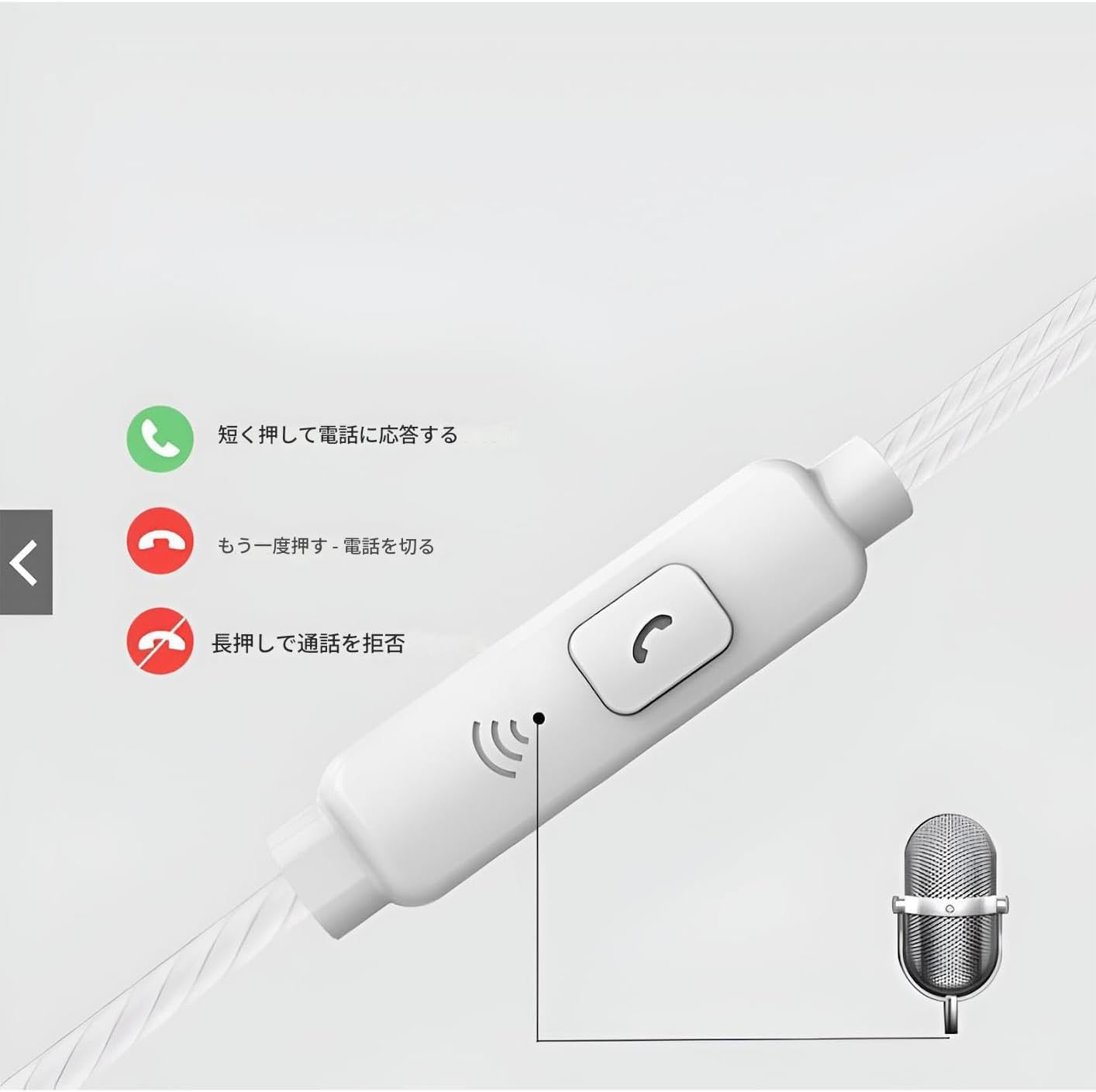 Earphones | Plug-In Headphones with Mic | 3.5Mm Jack Corded Noise Cancelling Earphones for Workout, School, Studio, Gaming, Traveling, Music Production image number 5