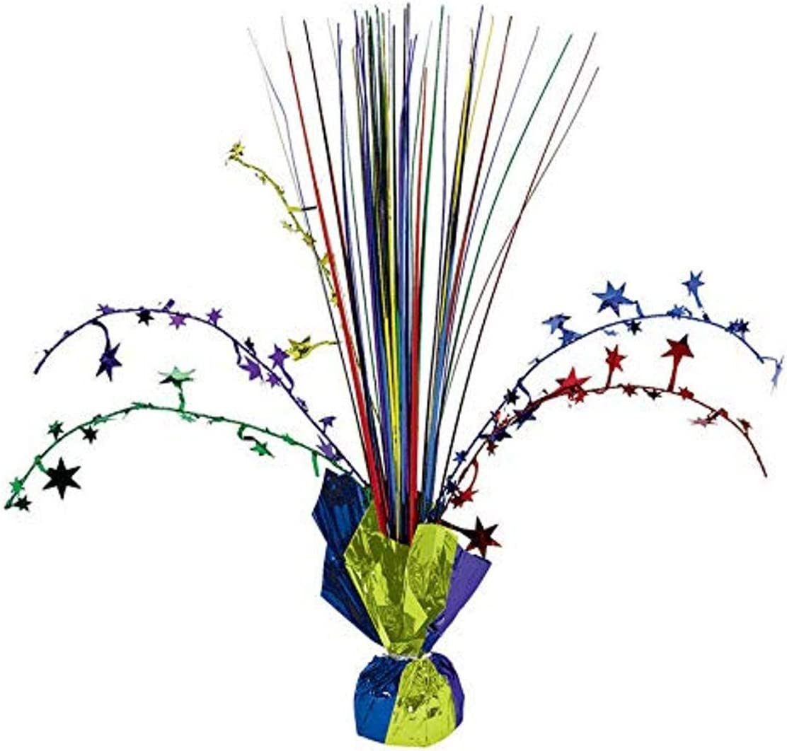 Foil Spray Centrepiece - Gold - Multi, 12"