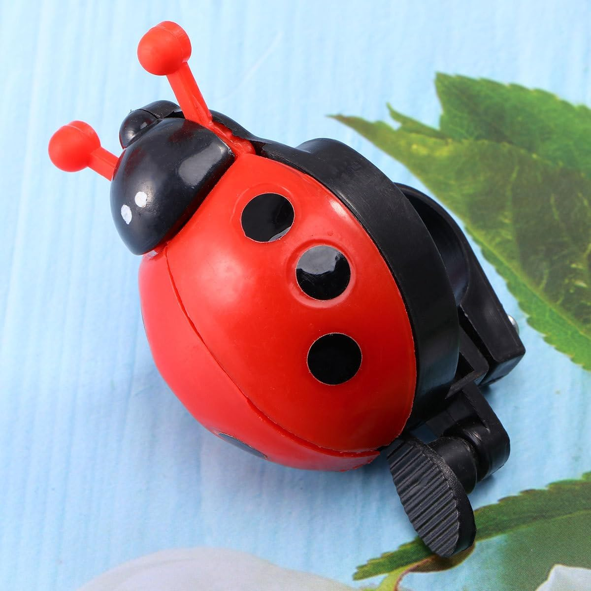 Small Red Scooter Basket with Bow Knot and Random Color Bell | Handmade Plastic Handlebar Basket for Kids Bikes and Scooters image number 5