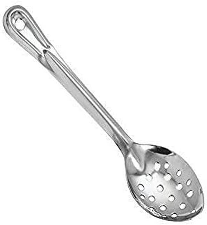 Winco BSPN-13, 33Cm Prime Stainless Steel Perforated Basting Spoon, Mixing Spoon, Commercial Cooking Spoon Server, NSF