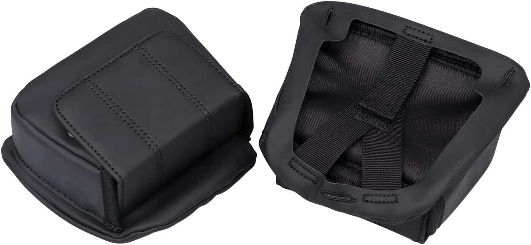 1 Pair Black Motorcycle Lower Fairing Tool Bag Panel Door Pockets Fit for Harley Touring Electra Glide Street Glide Road Glide Tri Glide Ultra Limited CVO 2014-2023 image number 4