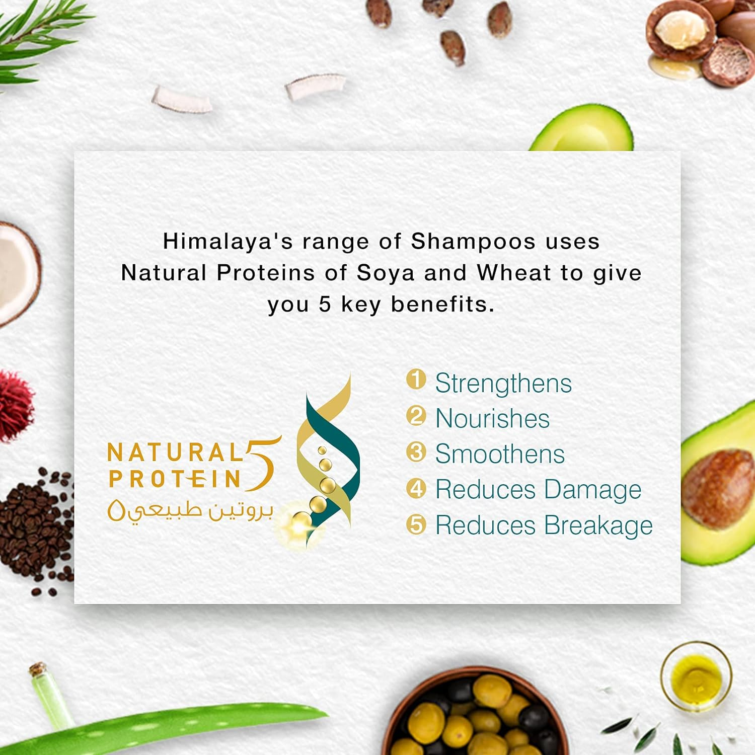 Himalaya Repair and Regenerate Shampoo with Goodness of Argan Oil, Revives Damaged Hair for Strong and Healthy Hair, 400 Ml image number 1