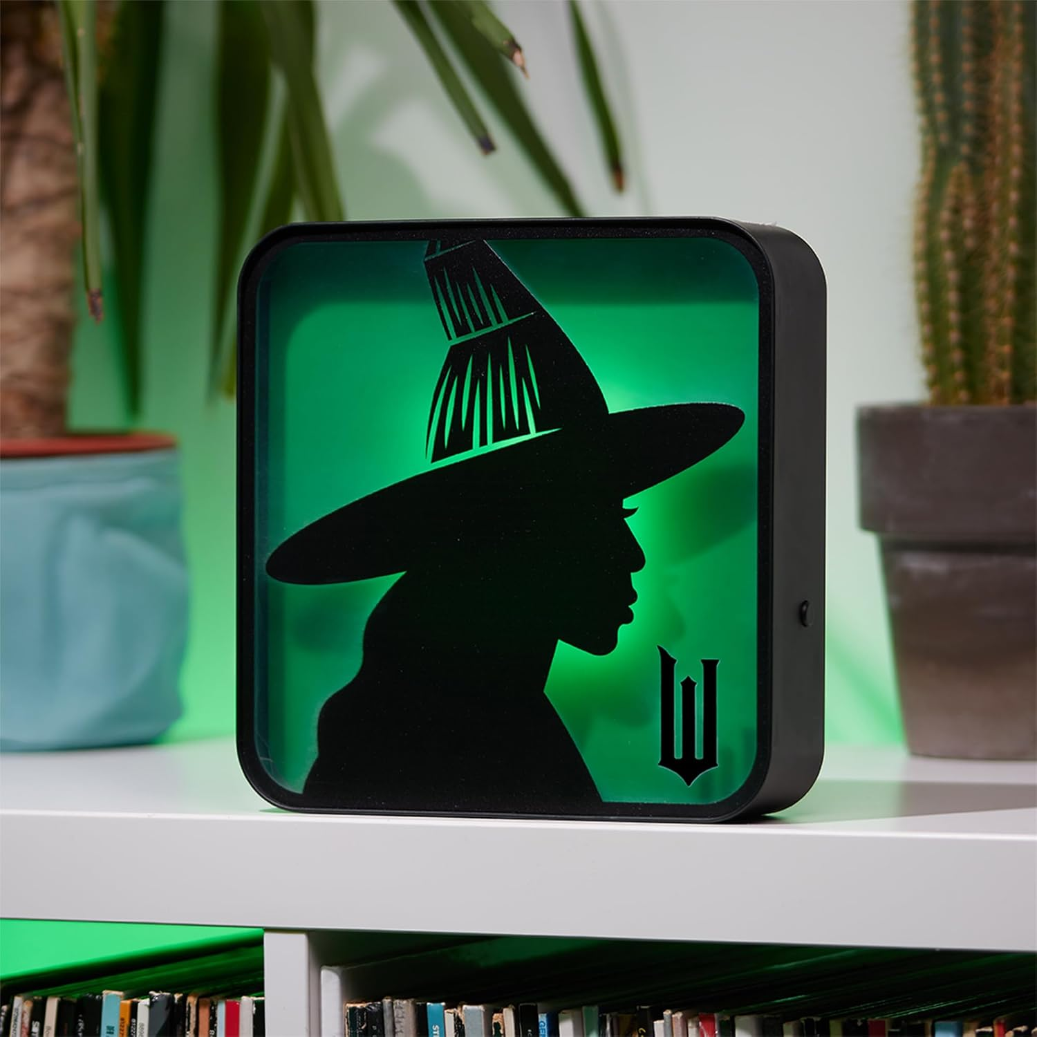 Numskull Official Wicked Acrylic Elphaba the Witch Desk Lamp Wall Light for Bedroom, Office, Home, Study, Work - Official Wicked Merchandise - Fnaf image number 3