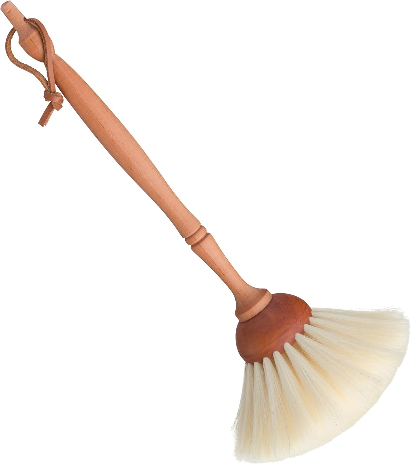 Redecker Natural Pig Bristle Furniture Dust Brush with Oiled Beechwood Handle, 7-1/2-Inches