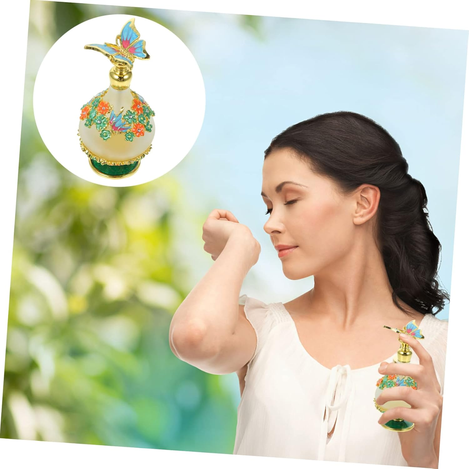 HONMEET Elegant 25Ml Glass Perfume Travel Refillable Bottle for Essential Oils Perfumes Cleansing Oils image number 6