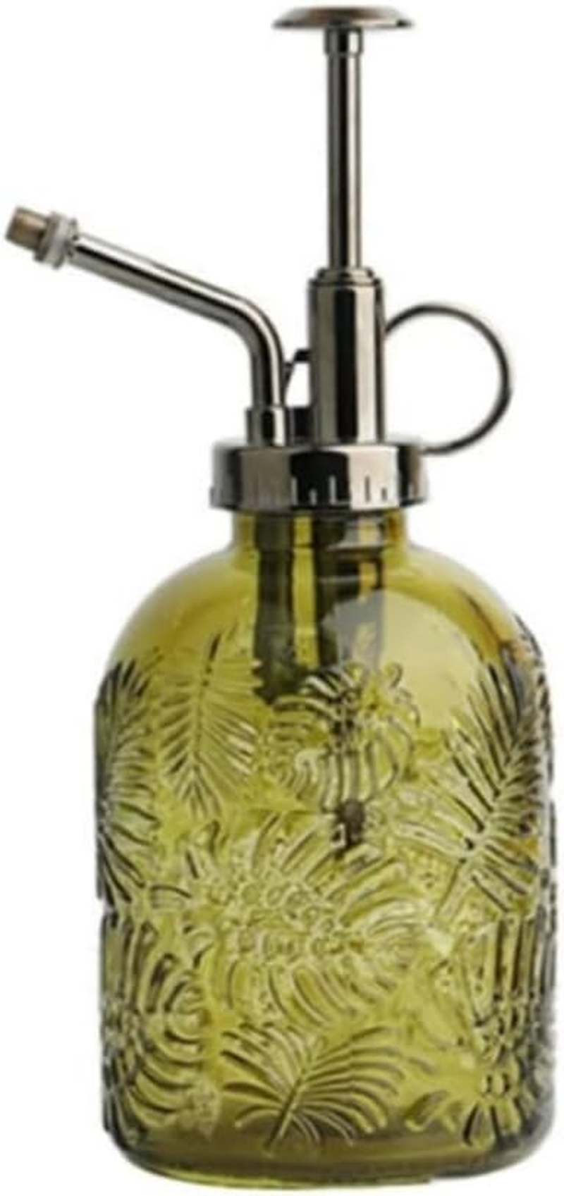 20Cm Tall Vintage Style Spritzer,360Ml Glass Pump Plant Mister Plant Spray Bottle,One Hand Succulent Watering Bottle With,Small Watering Can for Indoor Outdoor House Plant Yellow+Bronze Color image number 1