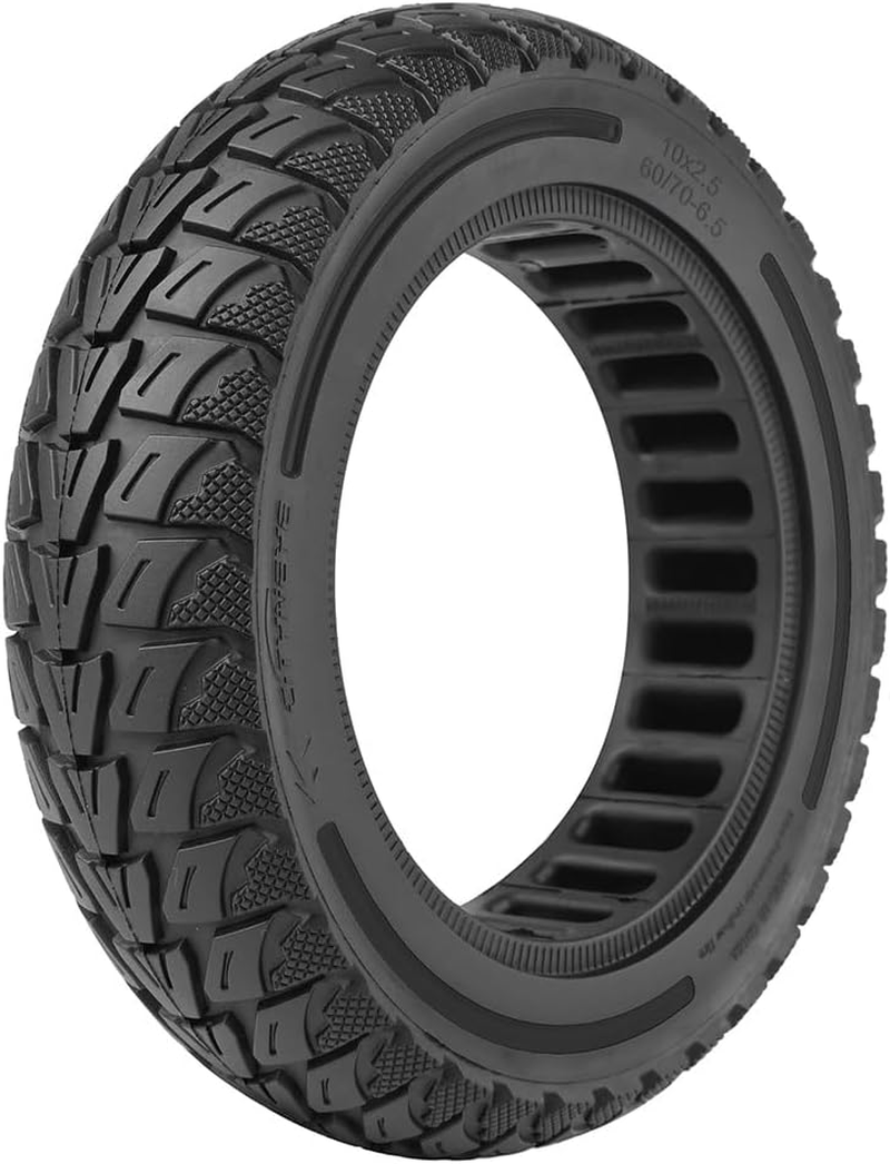 10X2.50-6.5 Scooter Tire 60/70-6.5 Tubeless Tyre for Max G2 G30 G30P G30LP Gotrax Electric Scooter Off-Road Rubber Tire Wheel