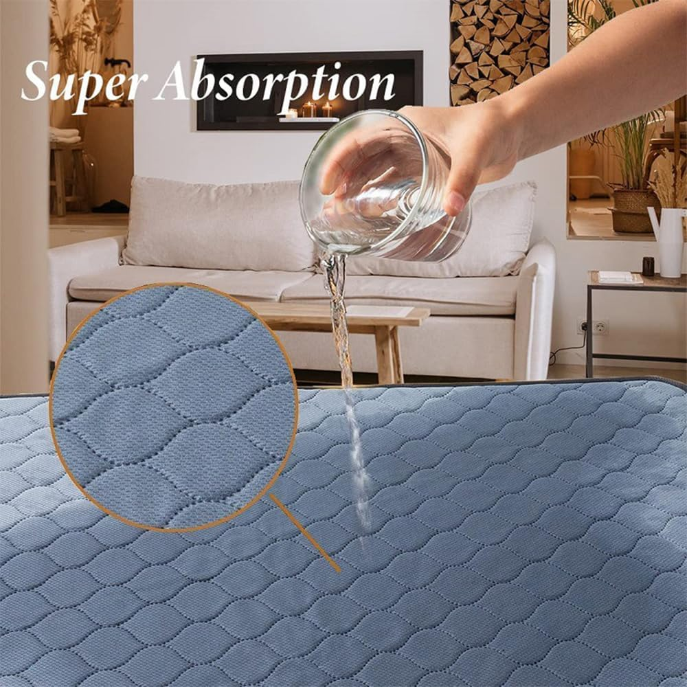 2PCS Guinea Pig Cage Liners，Fast Absorbent Guinea Pig Fleece Bedding for Midwest ,With Leakproof Bottom for Small Animals image number 4