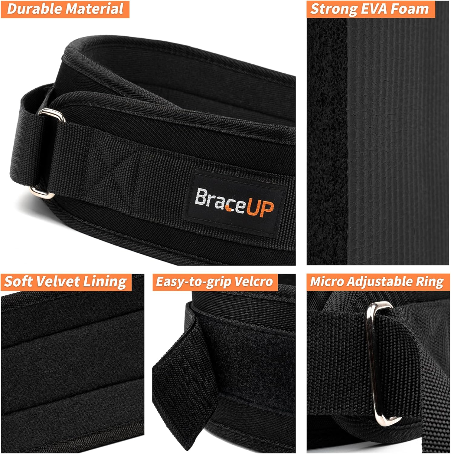 Braceup Powerlifting Belt image number 3