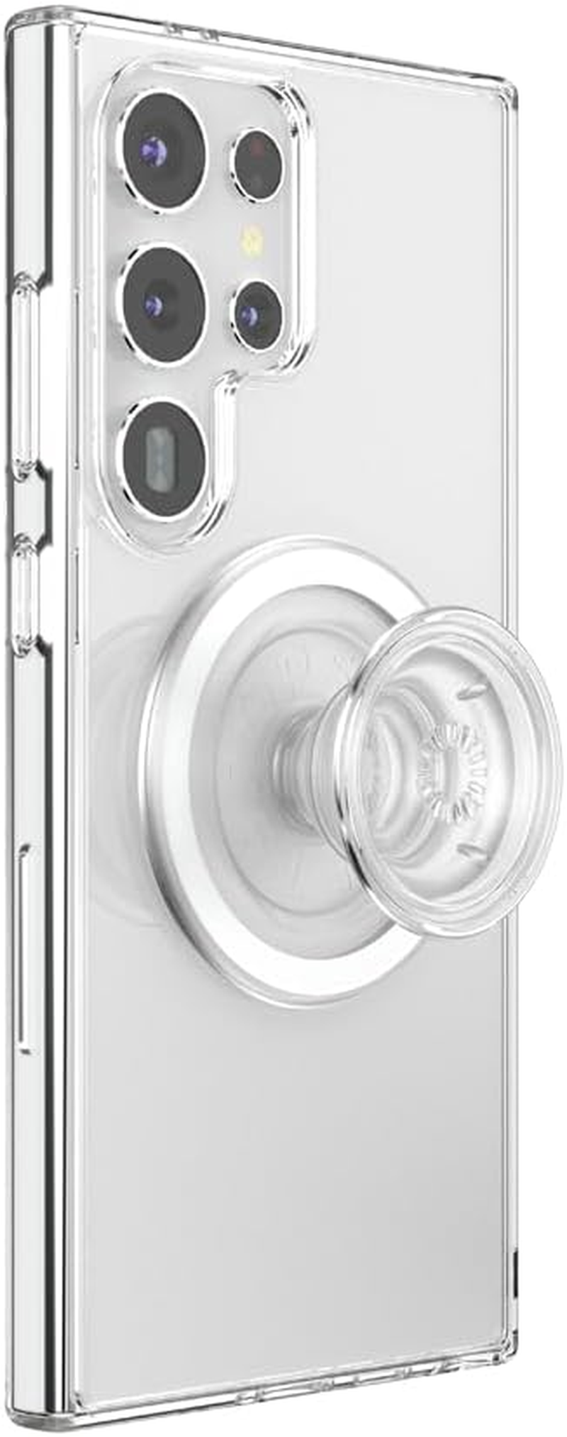 Popsockets Samsung Galaxy S24 Ultra Case Compatible with Magsafe, with Magnetic round Phone Grip Included, Phone Case for Galaxy S24 Ultra - Clear image number 2