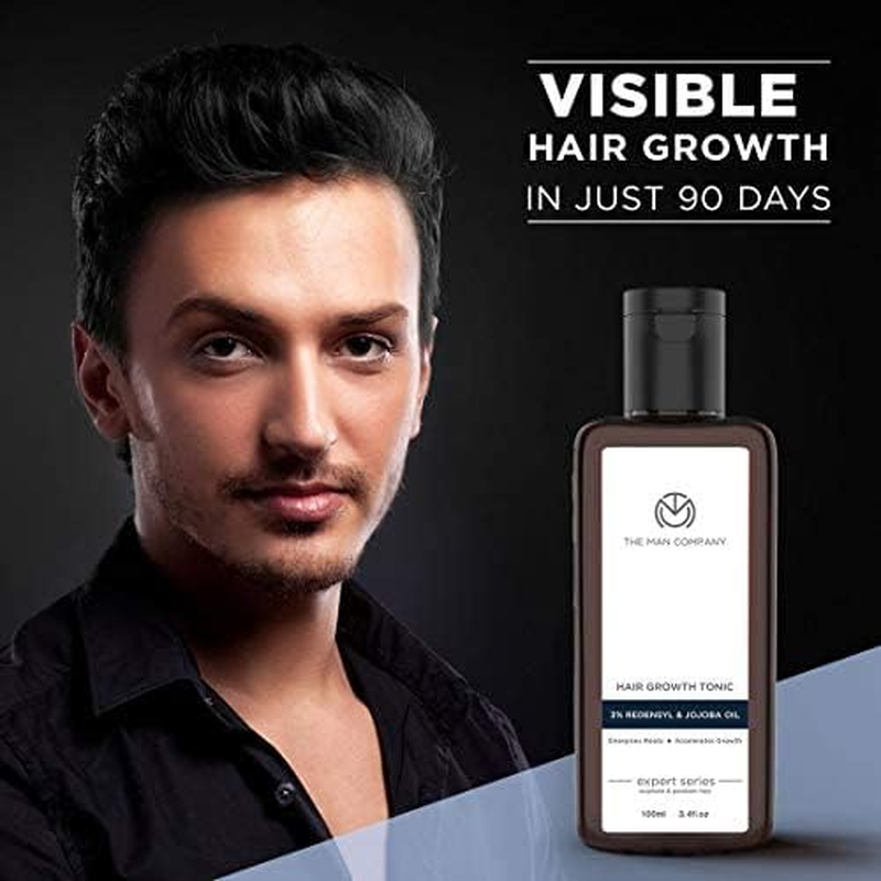 The Man Company Hair Growth Tonic 100 Ml | 3% Redensyl & Jojoba Oil | 99.75% Natural image number 3