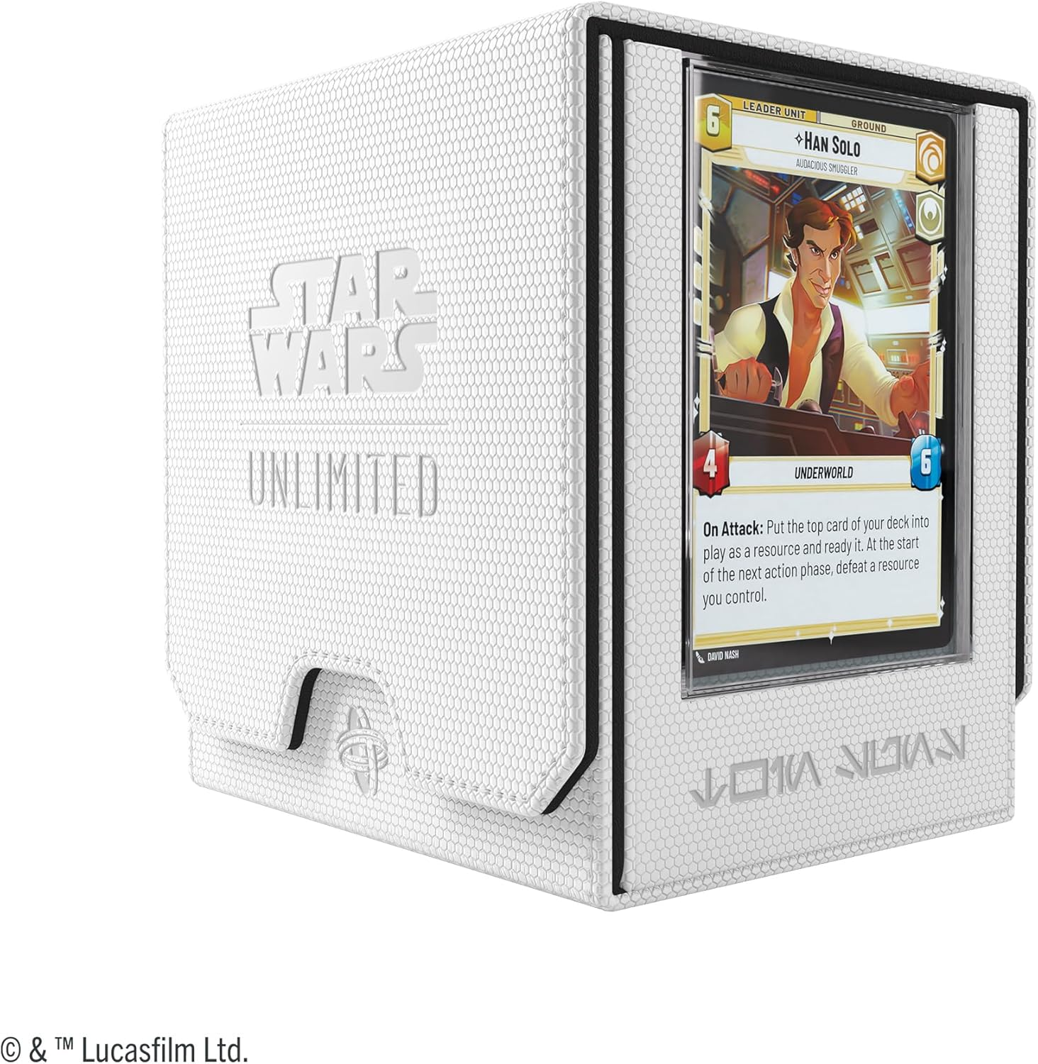 Gamegenic Star Wars Unlimited Twin Suns Deck Pod - White/Black image number 6