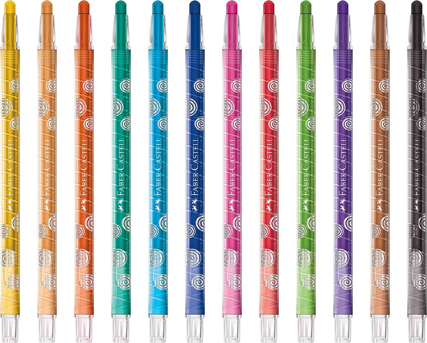 Faber-Castell Jumbo Twist Crayons, Assorted &ndash; 12 Count (Pack of 1), (21-010093) image number 2