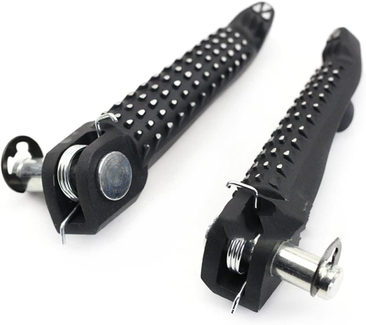 Motorcycle Accessories Footrest Pedal Adapters Black Rider Front Foot Pegs for Kawasaki ZX-6R for Ninja ZX-10R Z1000 Z800 Z750R image number 2