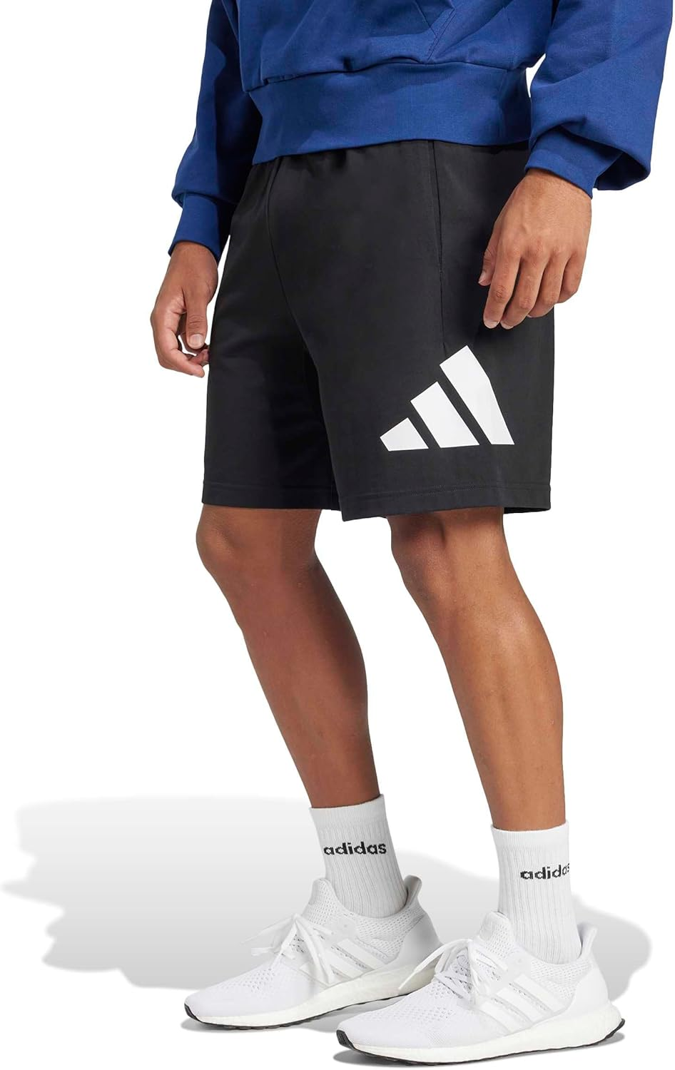 Adidas Mens Essentials Big Logo Single Jersey Shorts image number 1