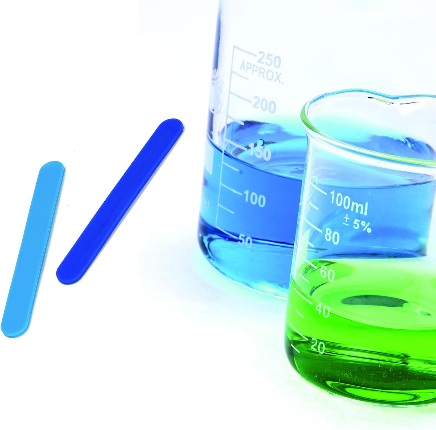 Ruimou 5Pcs Flat Silicone Stirring Stick 14.5Cm/5.7Inch Reusable for Epoxy, Mask, Fluid, Pigment, Mixing Liquid DIY Crafts image number 3