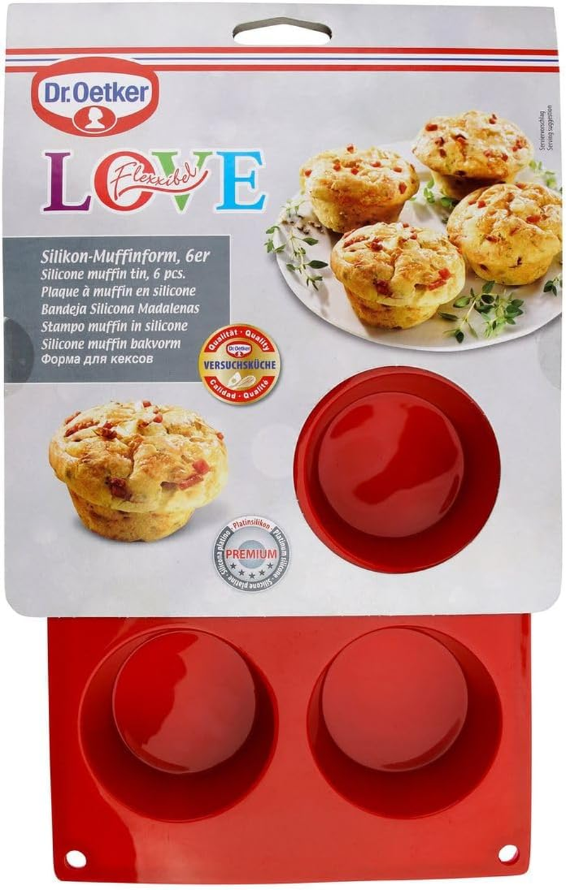 Dr.Oetker Silikon-Muffinform Mit 6 Mulden