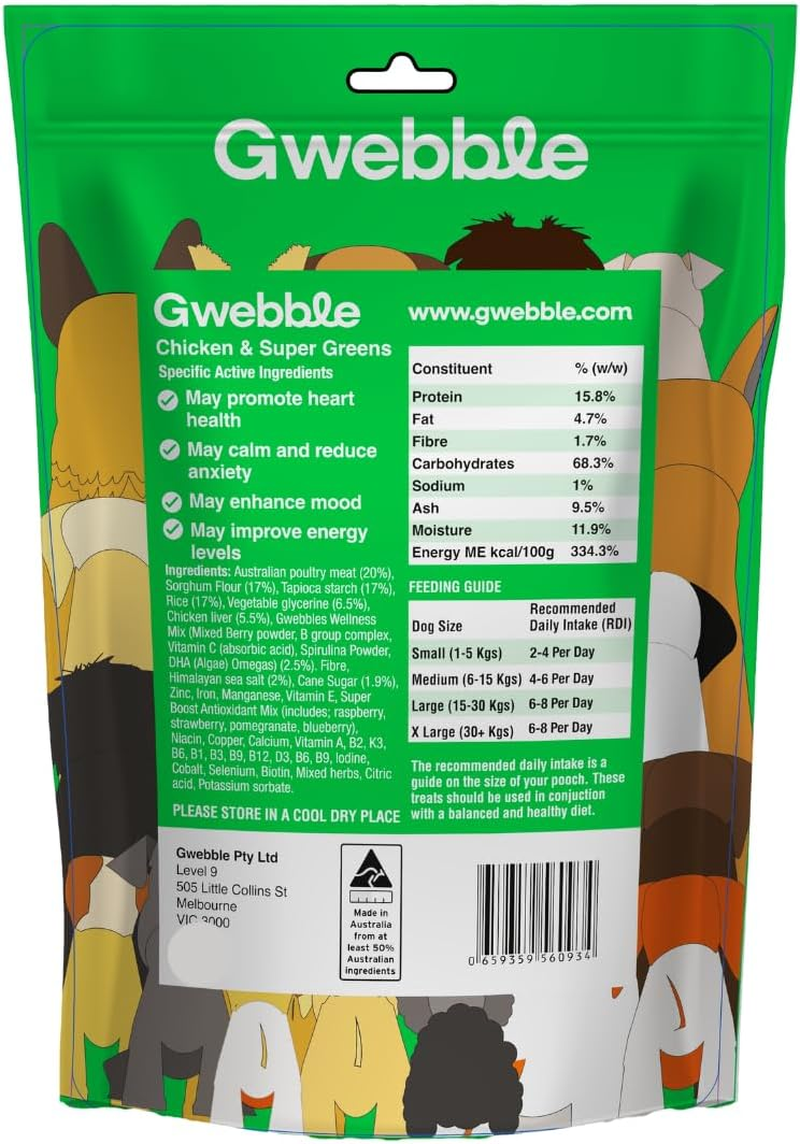 Dog Treats, Vet Approved Dog Food Treats for Overall Wellness, 100% Aussie Poultry Meat, All Natural with Health Benefits.