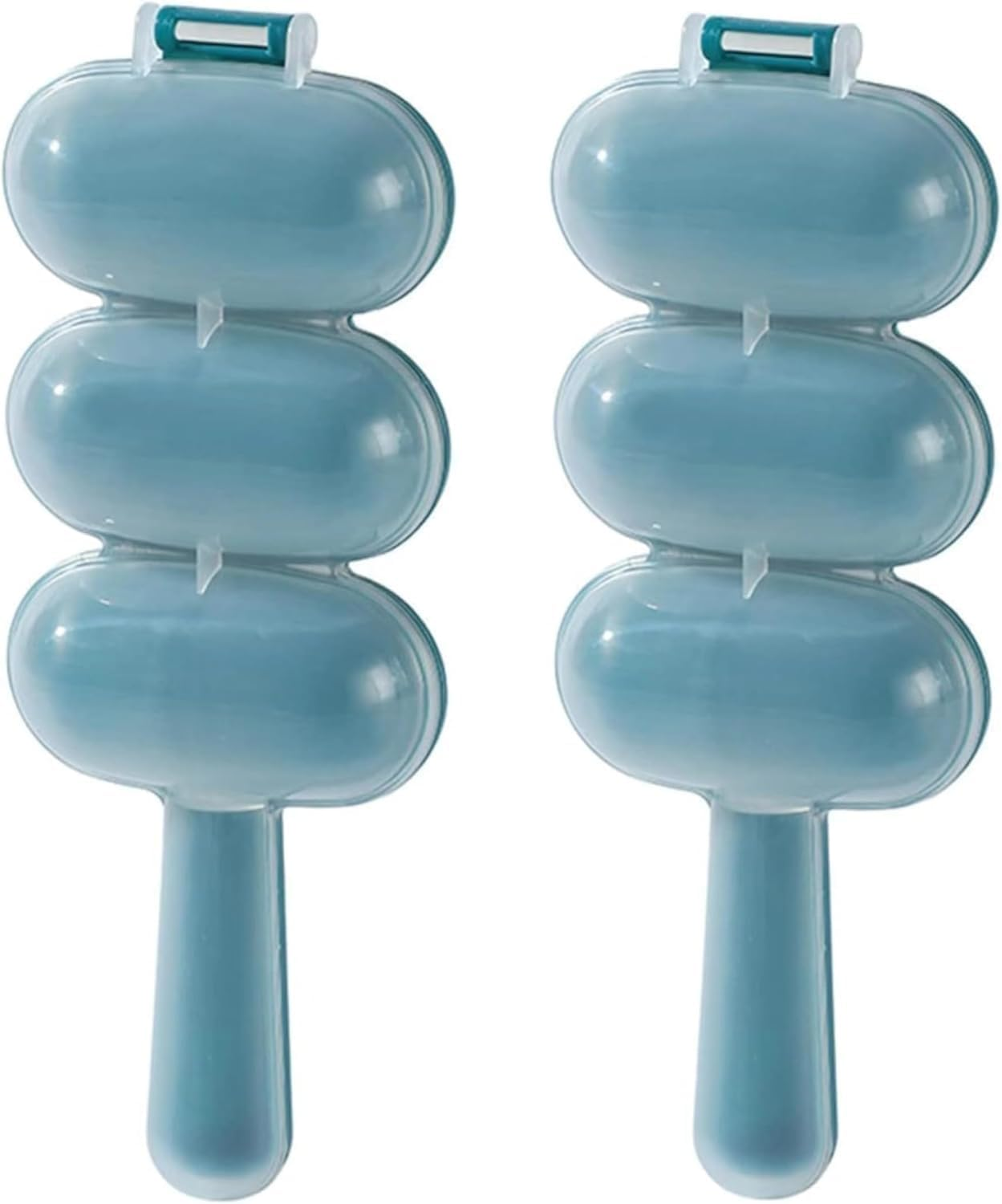 2Pcs Blue Rice Ball Maker Kit - 3-In-1 Sushi Mold and Shaping Tool, DIY Japanese Cooking Gadget for Bento Onigiri, Creative Kitchen Accessories for Adults/Kids image number 5