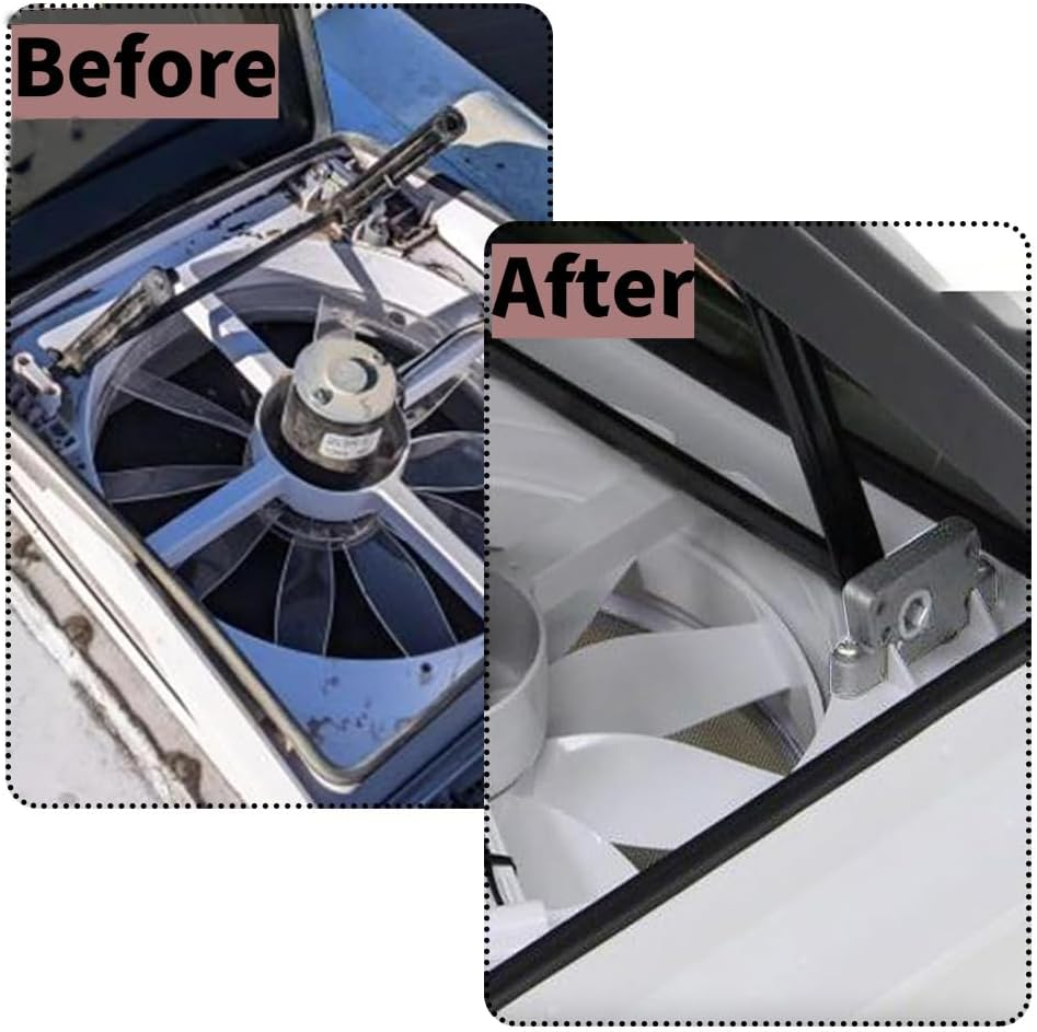 Maxxfan Standard Replacement Parts, Maxxair Pro Fan Replacement Parts, Roof Ventilation Cover Gear Operating Mechanism Compatible with Electric Elevator 10A20281K1 10-20281K-1Af