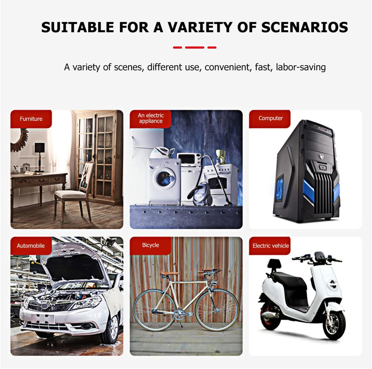 Jojofuny Stainless Steel Boundary Head Combination with Flexible Shaft for Electric Drill - 8Pc Drill Bit Set Compatible with Hand Screwdriver image number 5