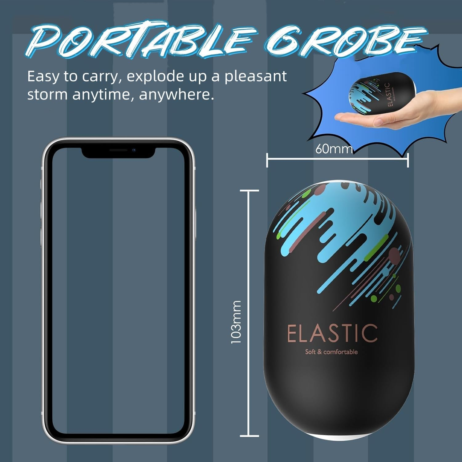 Reusable Masturbation Aid Masturbating for Men,Sex Toys for Men Masturbator Egg Cup Pocket Toy 3D Realistic Channel Blowjob Games image number 1