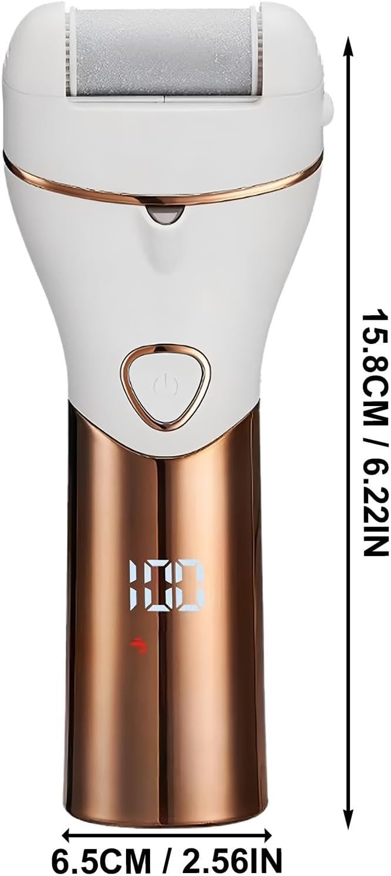 Foot File Callus Remover | Rechargeable Foot Scrubber Dead Skin Remover,Calloused Feet Remover Tool, Foot Care Kit for Thick Calluses, Rough Skin, Cracked Dry Skin image number 3