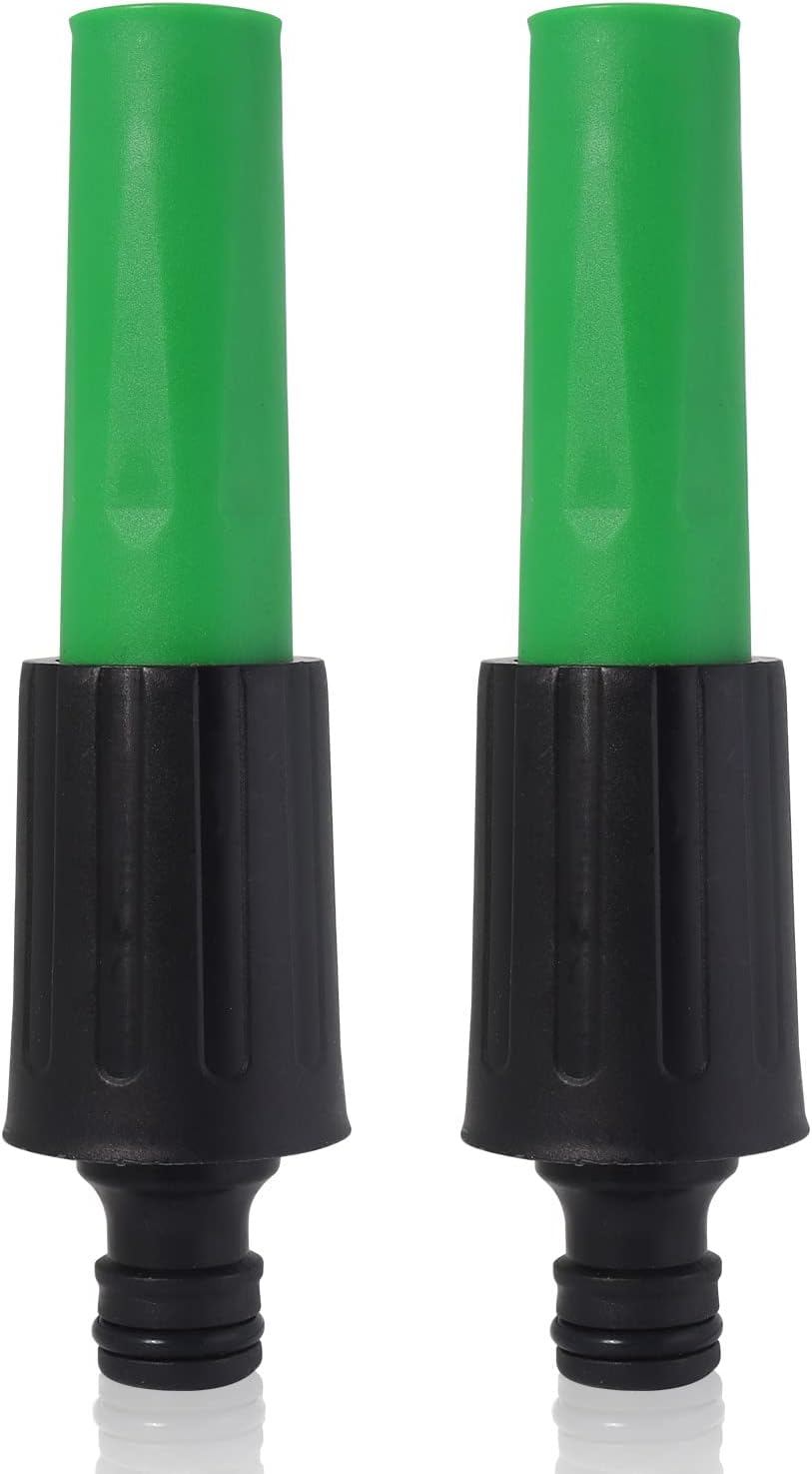 2 Pcs Hose Nozzles, Garden Spray Gun, Adjustable Spray, Yellow