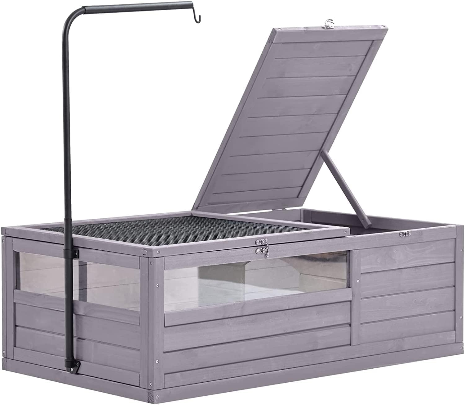 Tortoise Cage Large Tortoise House, Indoor Tortoises Enclosure for Small Animals, Outdoor Reptile Cage - Weatherproof Bottom for Tortoise Table