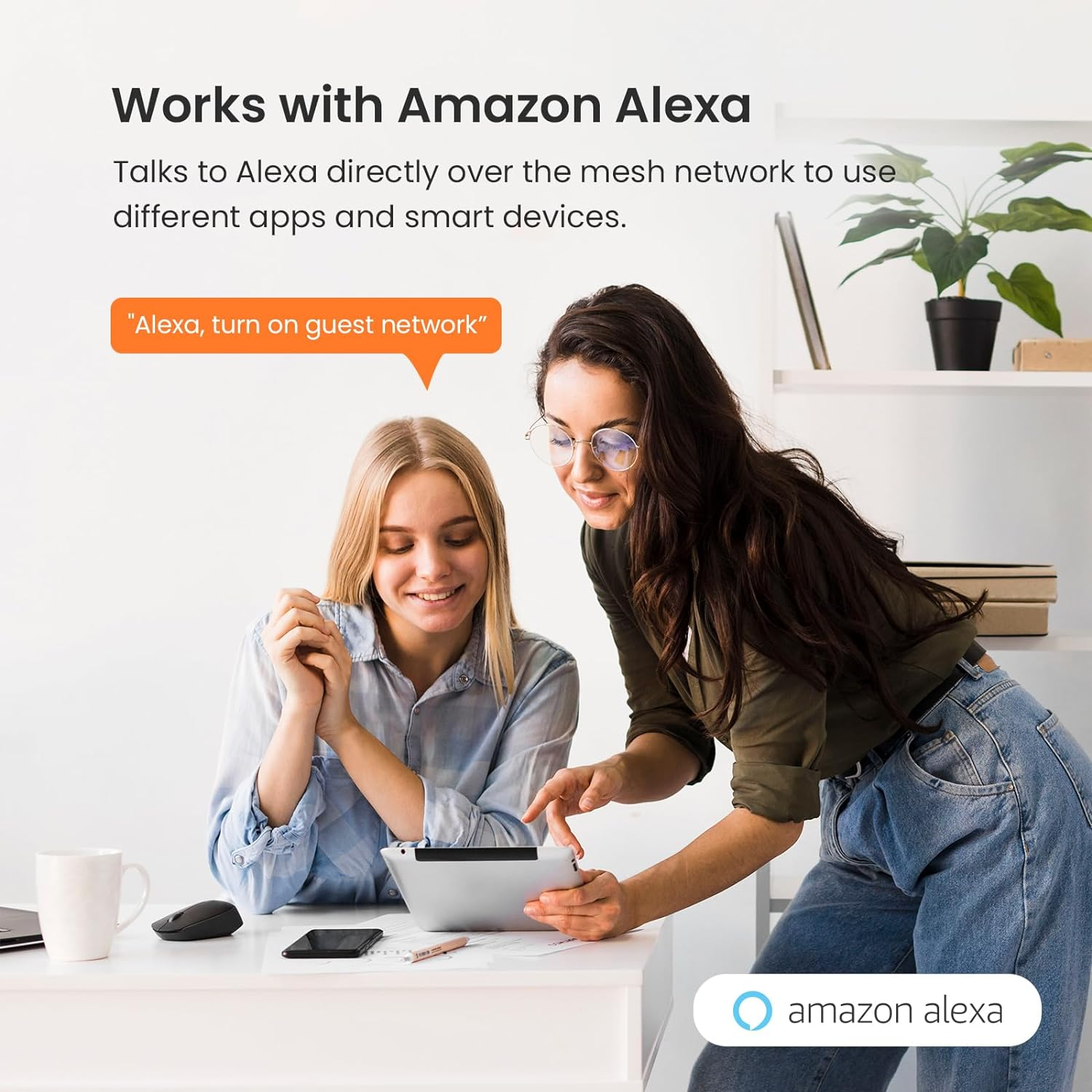 Tenda Nova MW5G Whole Home Mesh Wifi System - Dual Band Gigabit AC1200 Router Replacement for Smarthome,Compatible with Alexa for 3500 Sq.Ft Coverage (3 Pack) image number 1