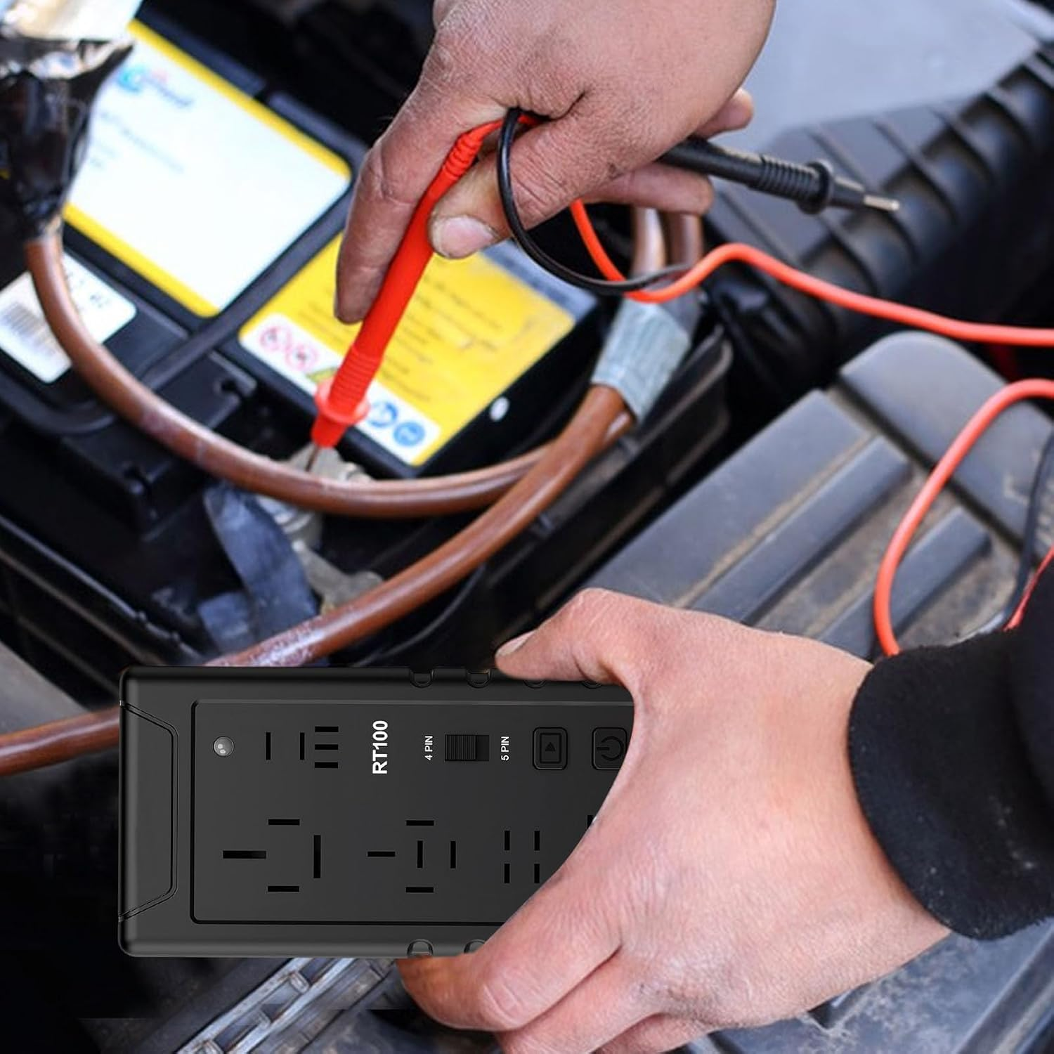 Core Extractor Set - Valve Removal Tool | Valve Core Removal Tool Set, 5.9X3.14X0.59In Remover and Installer HVAC for Automotive Air Conditioning Equipment Repair image number 2