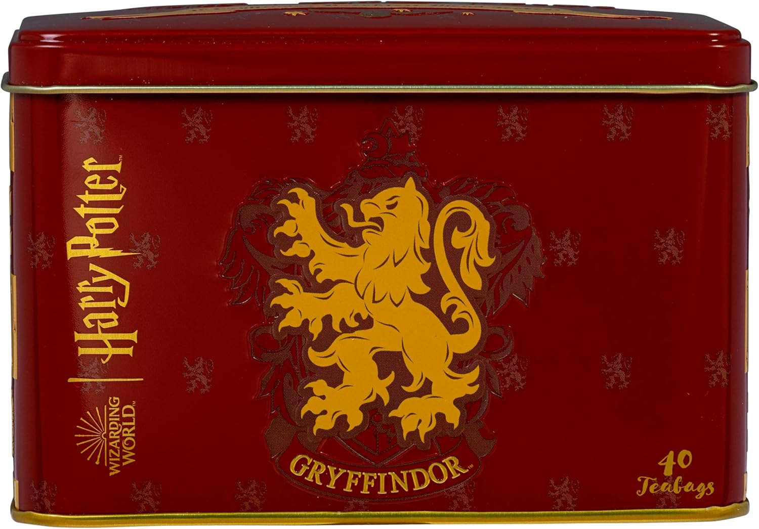 New English Teas Harry Potter Gryffindor Crest Tea Tin with 40 English Breakfast Teabags image number 3