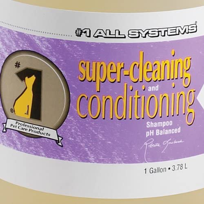 #1 All Systems Super Cleaning and Conditioning Pet Shampoo, 1-Gallon image number 1