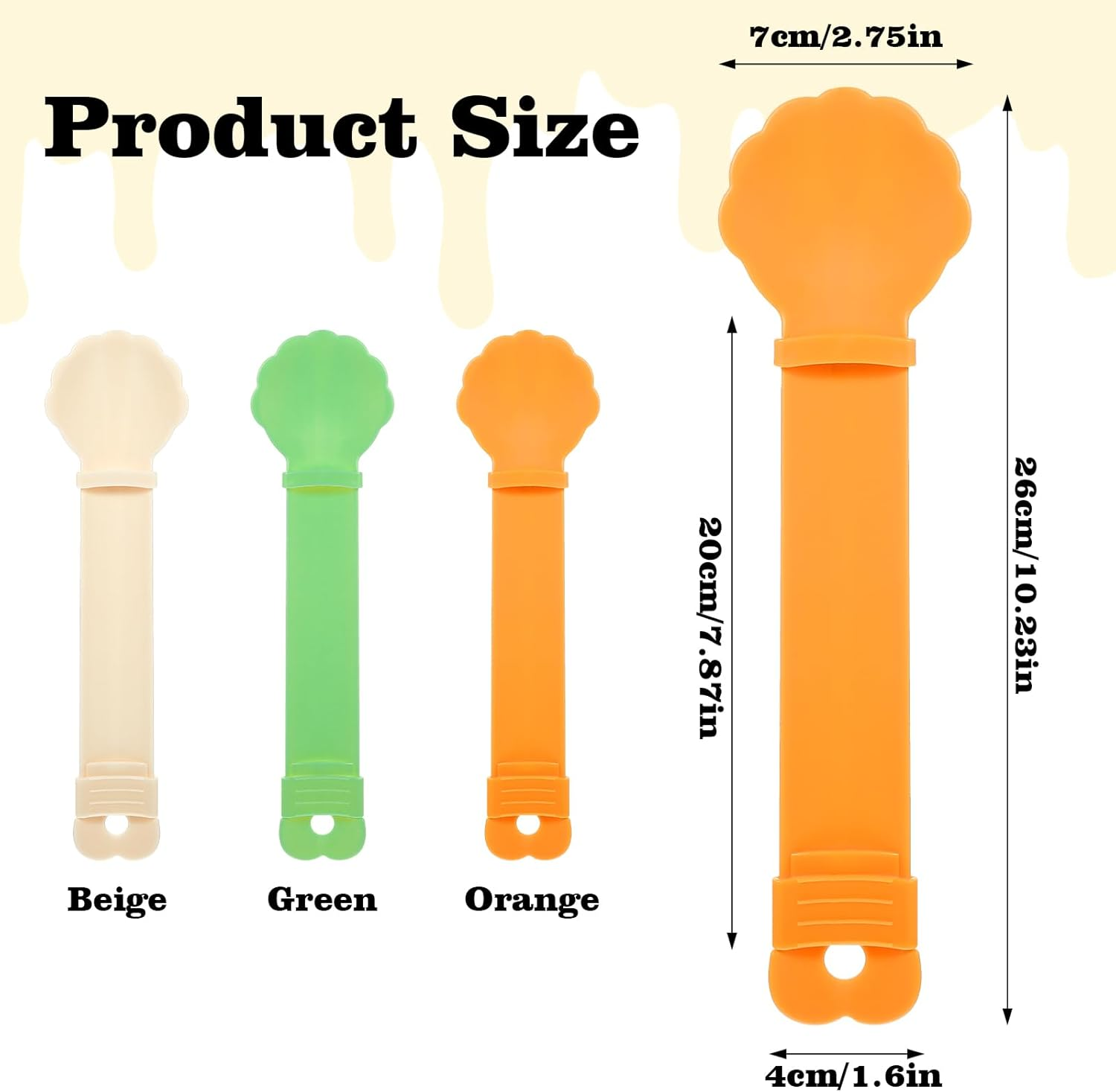 Bremorou Pack of 3 Cat Spoons, Cat Food Spoons, Pet Food, Can Spoon, Food Can Spoon, for Pet Food, Practical Mixing Spoon, Silicone Pet Food, Can Spoon for Dogs, Cats, image number 3