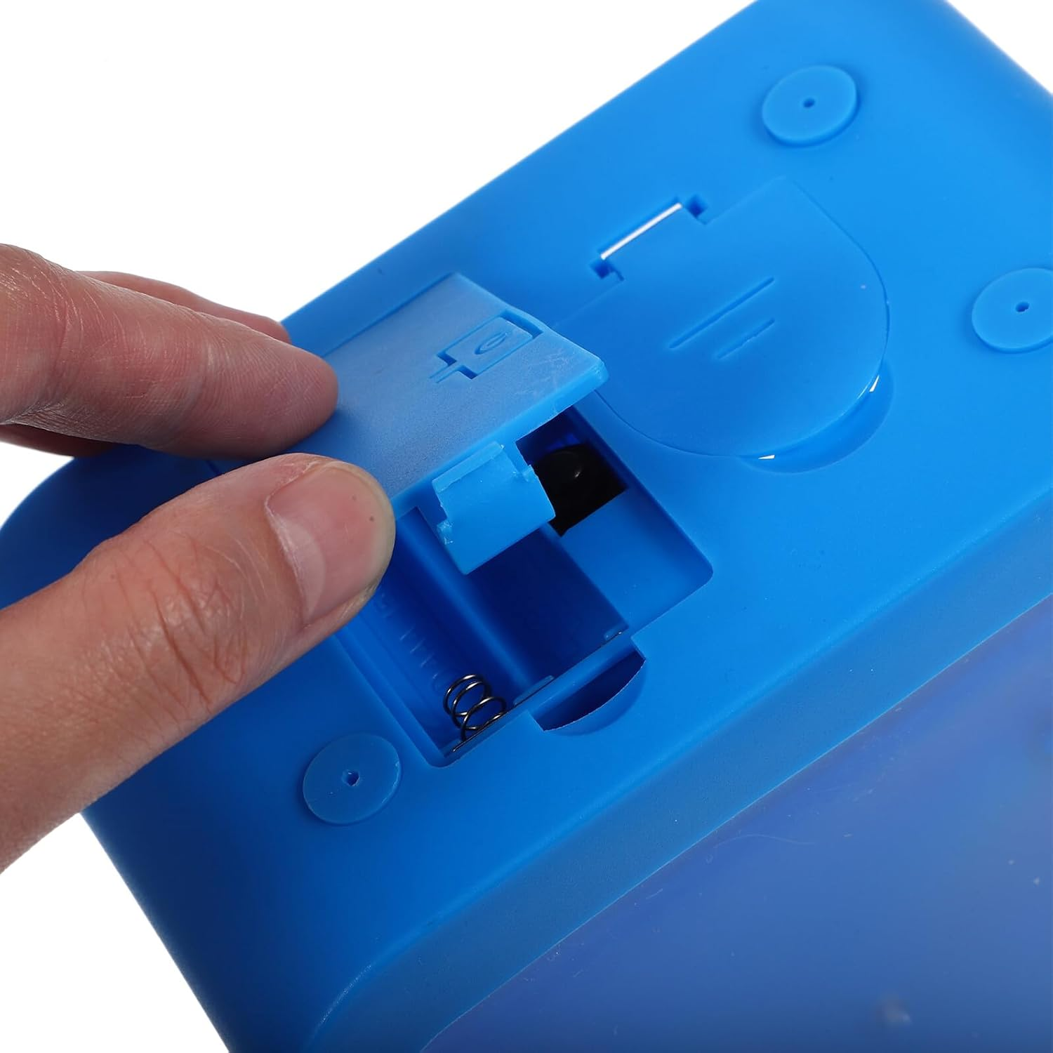 Mini Fish Breeding Box with LED Light Detachable Blue Plastic Aquarium Small Desktop Incubation Fish Tank and Aquatic Pets in Home or Office image number 1