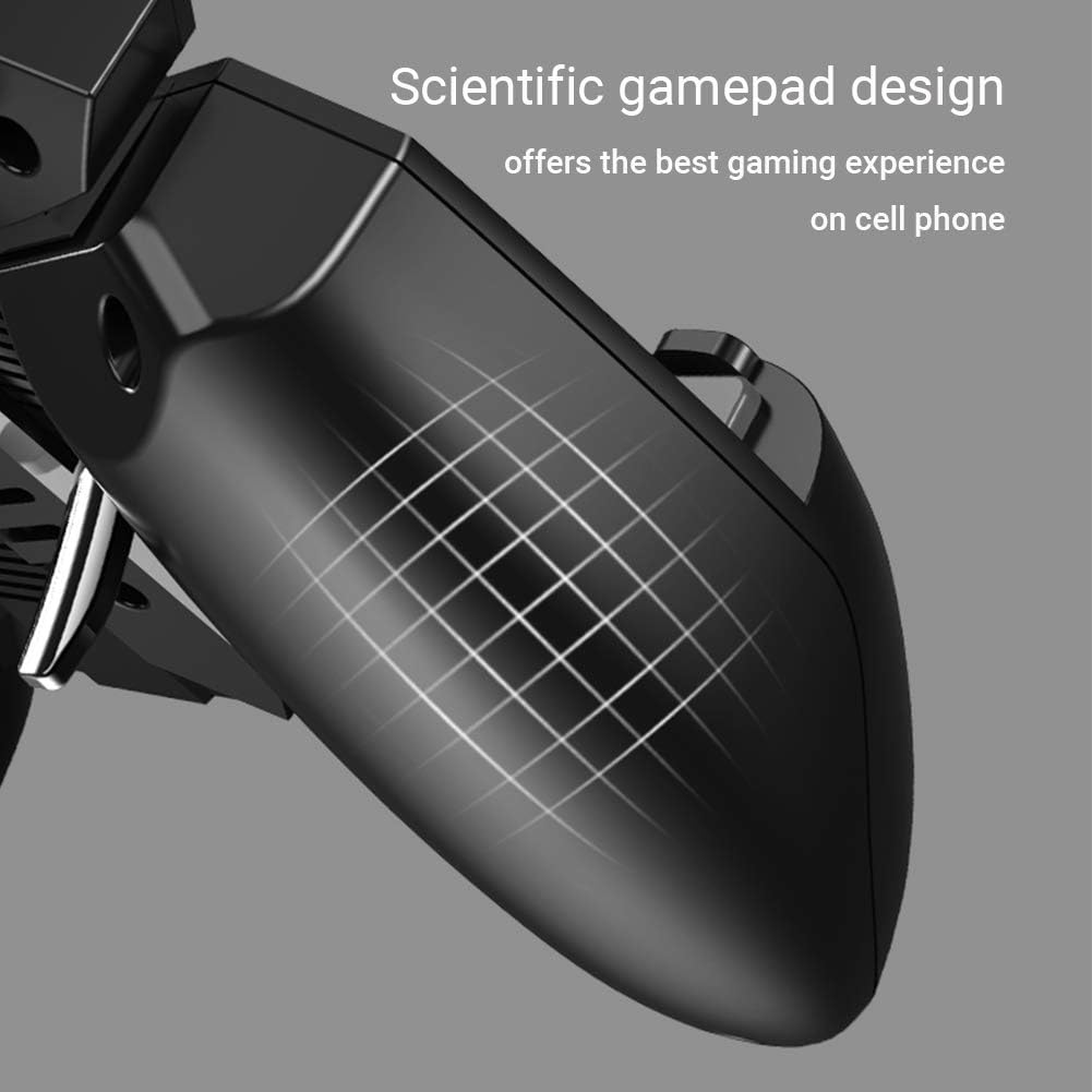 Ozkak Mobile Game Controller Smartphone Mobile Phone Gamepad, 4 Triggers L1R1 Universal for Android Ios Iphone Samsung Huawei image number 4