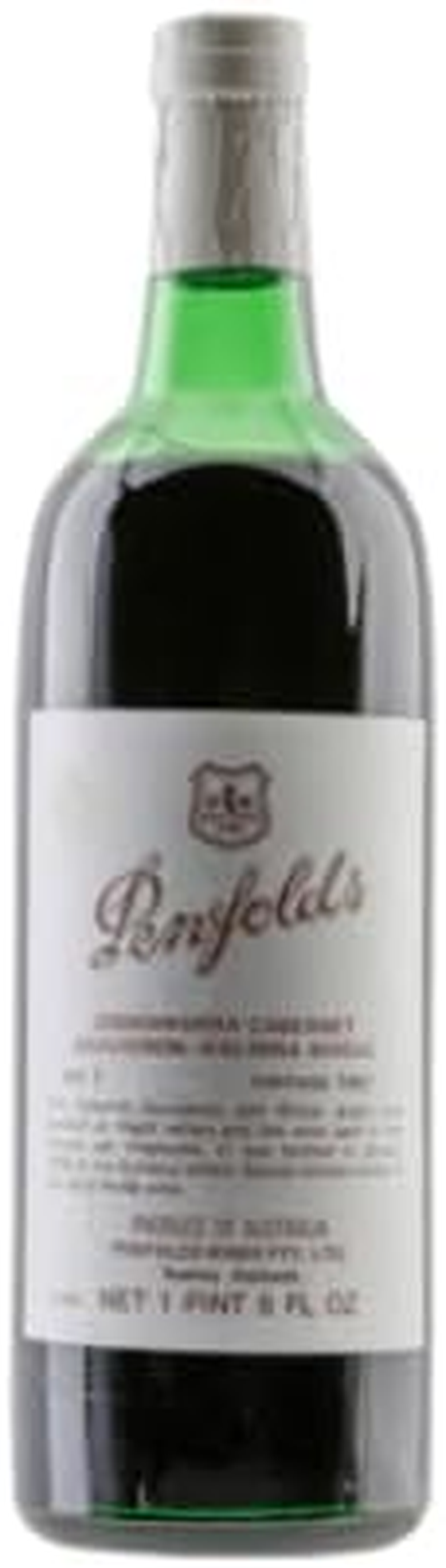 Penfolds Bin 707 Cabernet Sauvignon 1967 Presentation Box, Minor Label Damaged