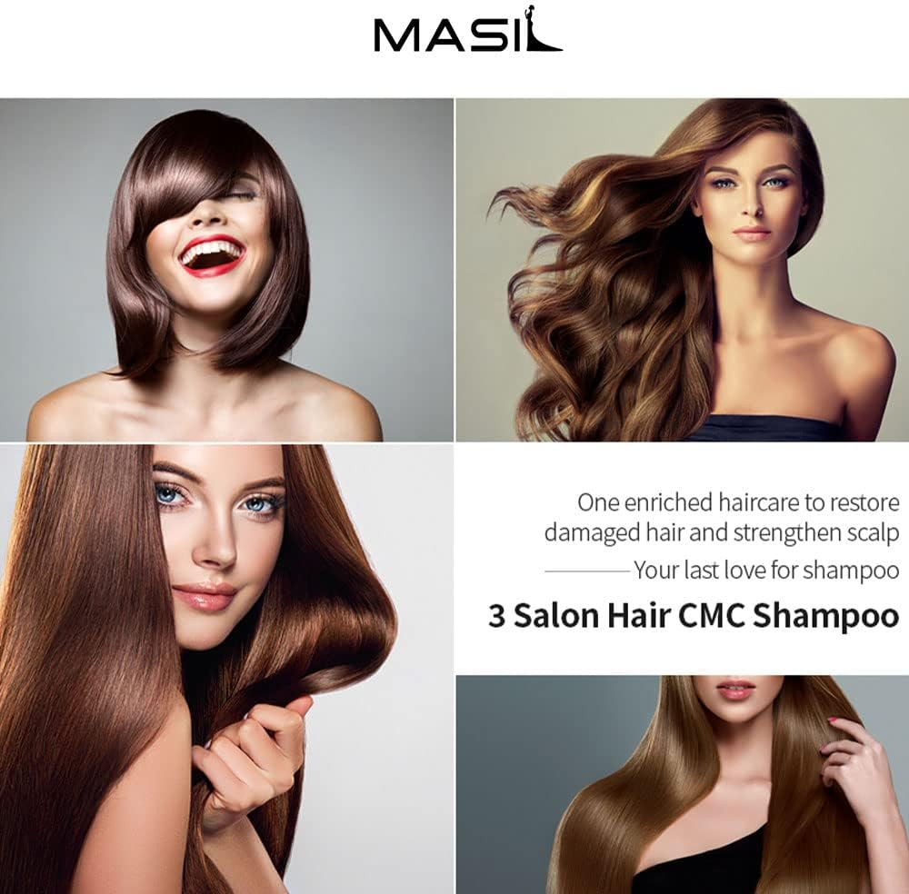 Masil 3 Salon Hair CMC Revitalizing Shampoo with Amino Acid Care Premium Shampoo 20X8Ml
