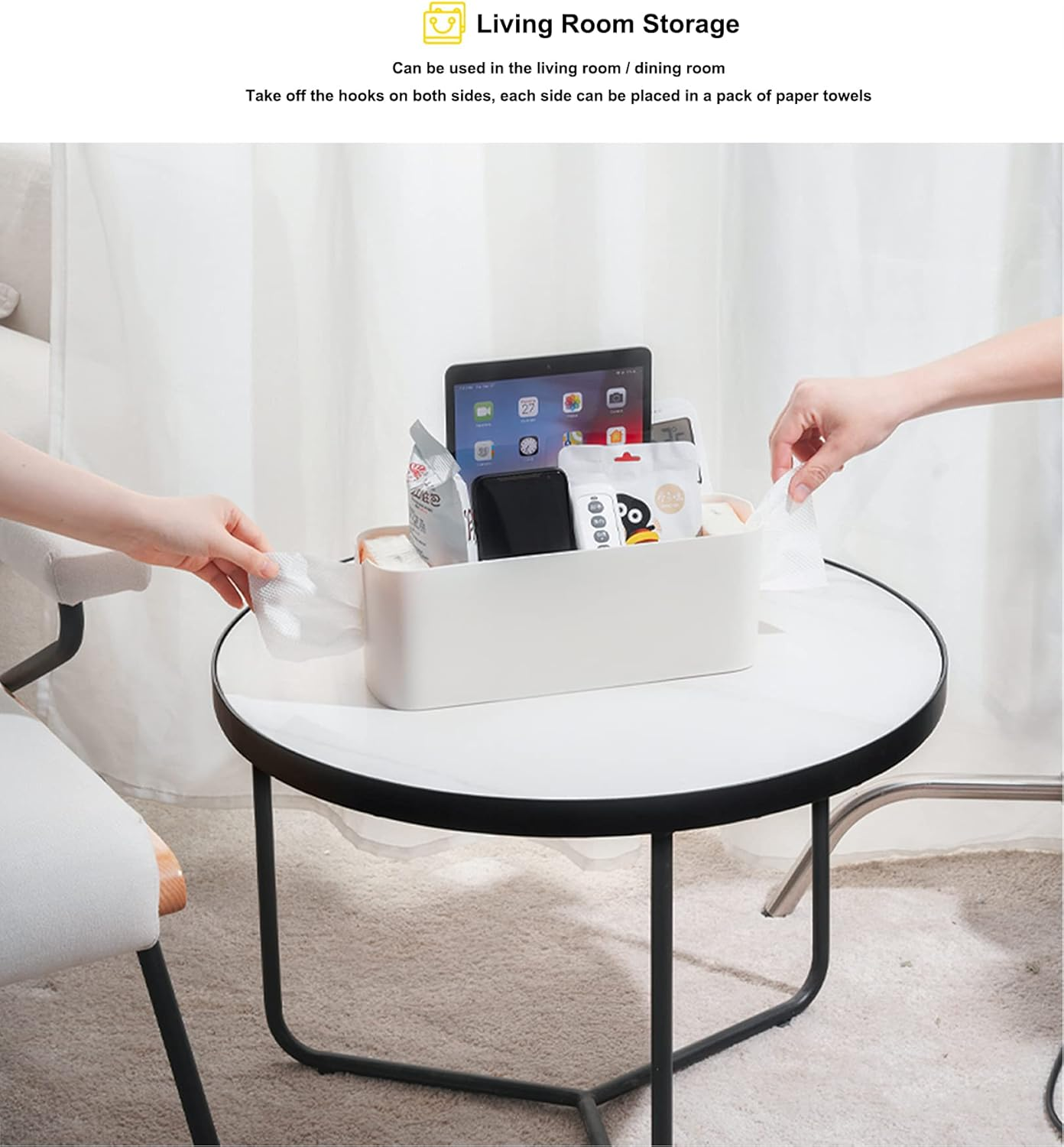 WYZHDQ Bedside Organizer Storage Caddy Hanging as Bunk Bed Storage Accessories Handrail Multi Pockets for Dorm Bunk Bed Shelf image number 4