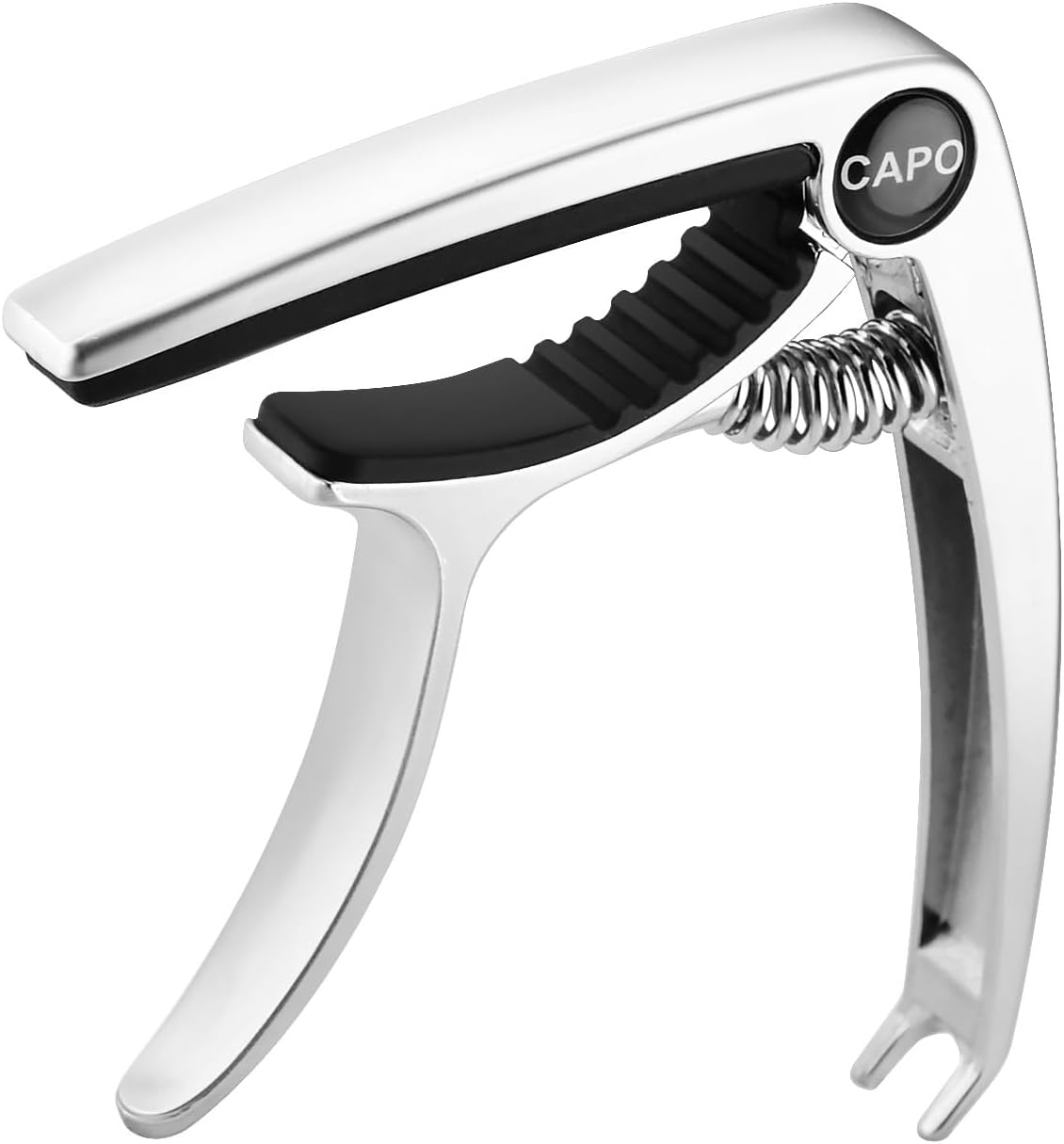 Guitar Capo, Capo for Acoustic Guitar, Capo for Electric Guitar, Acoustic Guitar Capo 6 String, Guitar Capo for Acoustic, Kapo, Guitar Capos（Silver） image number 6