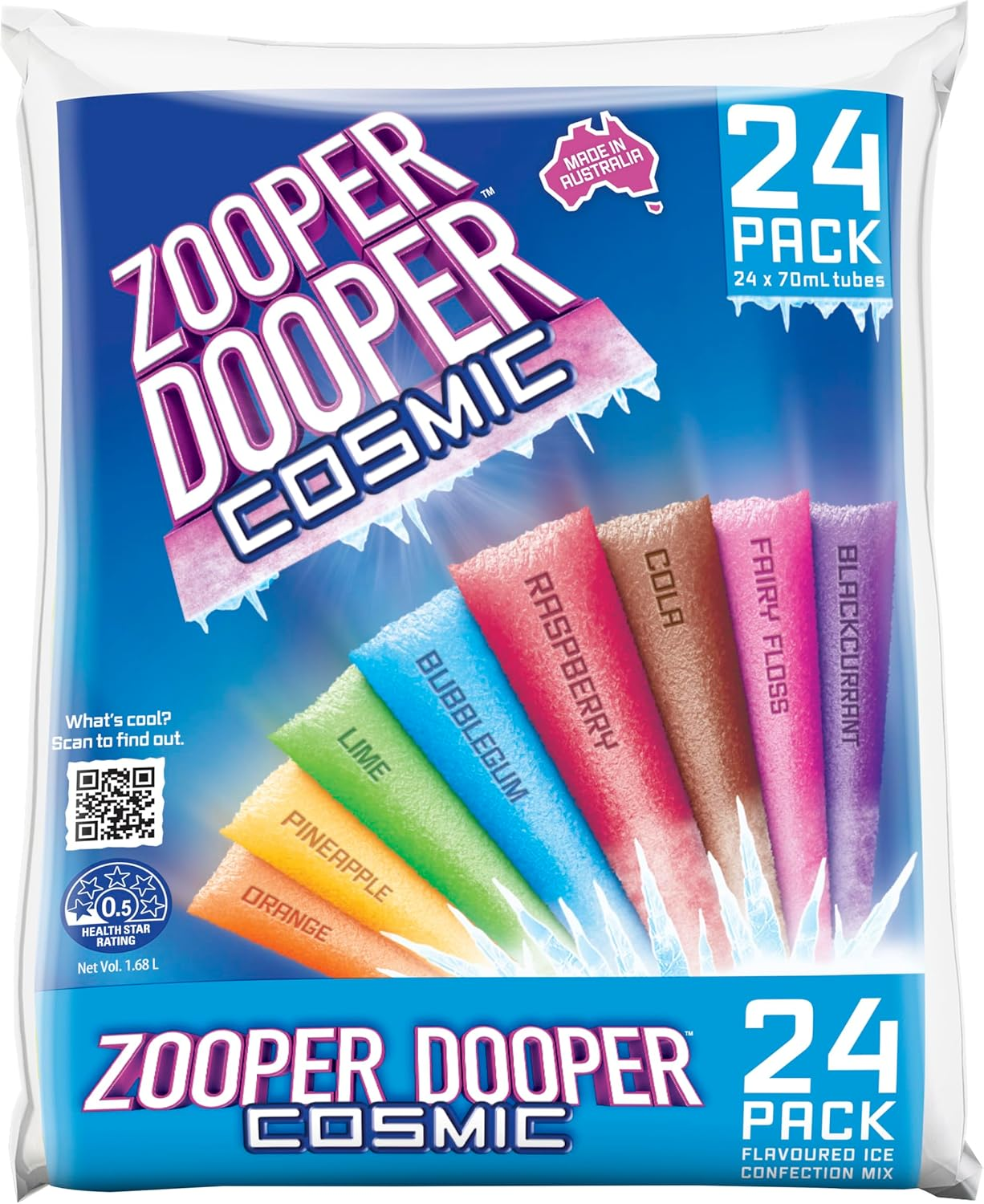 Zooper Dooper Multi Mixed 70 Ml (Pack of 24) image number 4