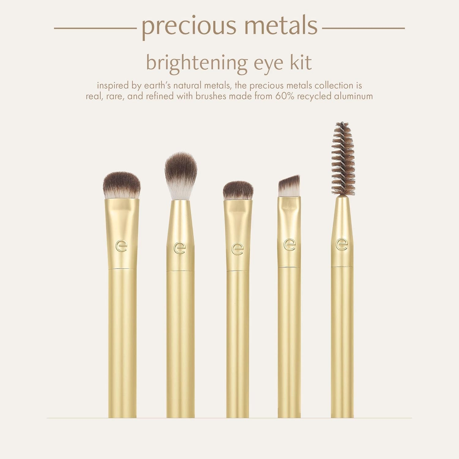 Eco Tools Precious Metals Brightening Eye Makeup Brush Set