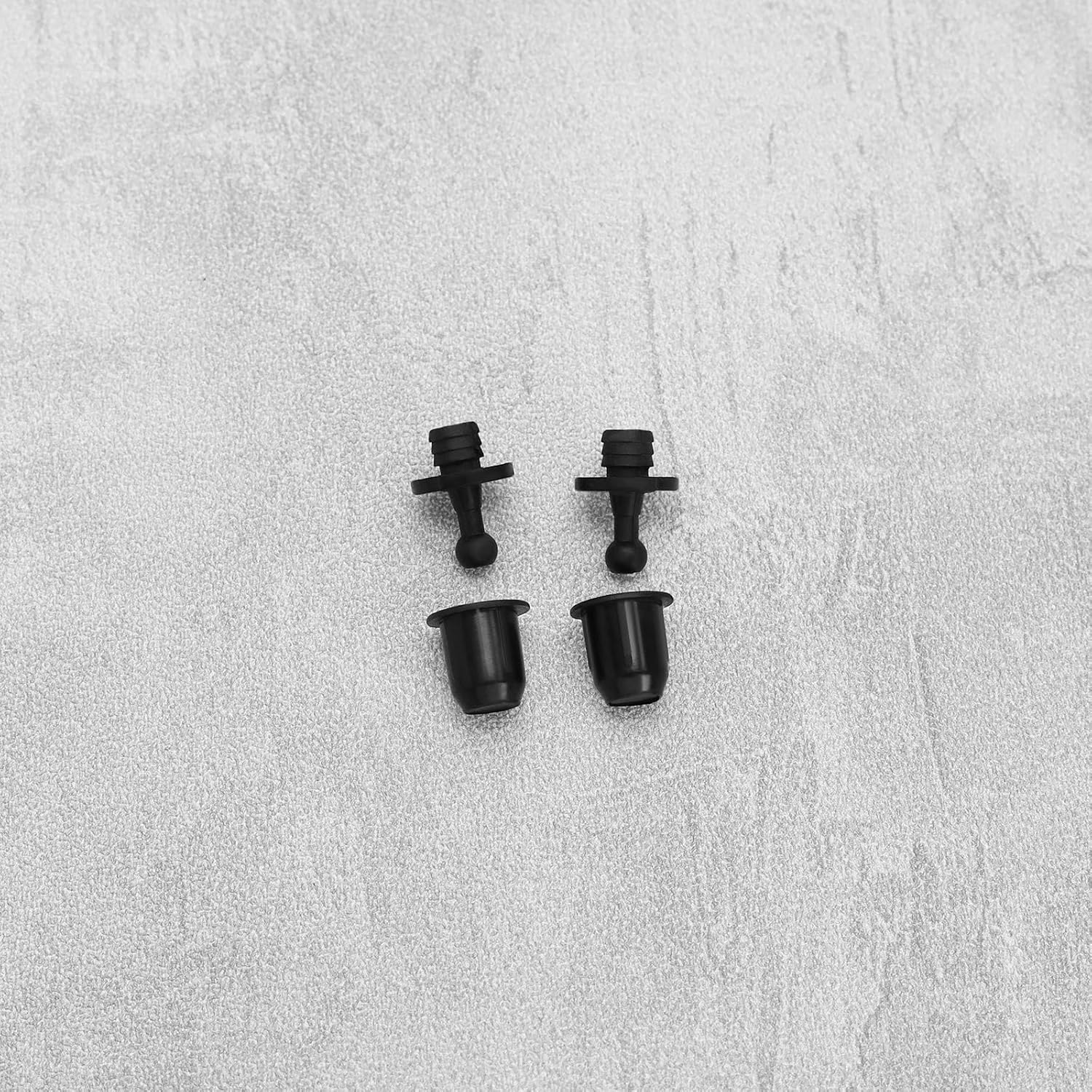 24Pcs Audio Grille Clips Speaker Assembly Accessory Male and Female Clips for Speaker Grille and Cabinet Fixing with 12 Each of Male Female Clips