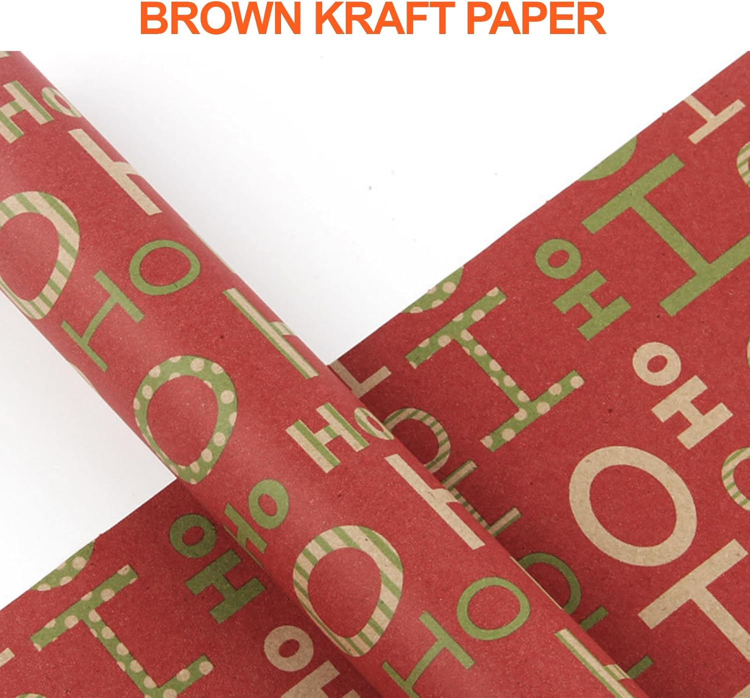 12 Pack Wrapping Paper Bulk,Cozy CORE Kraft Paper Eco-Friendly Recycled Kraft Sheets (70X50Cm) 6 Unique Designs + Bonus 10M Jute String & 10 Gift Tags image number 5