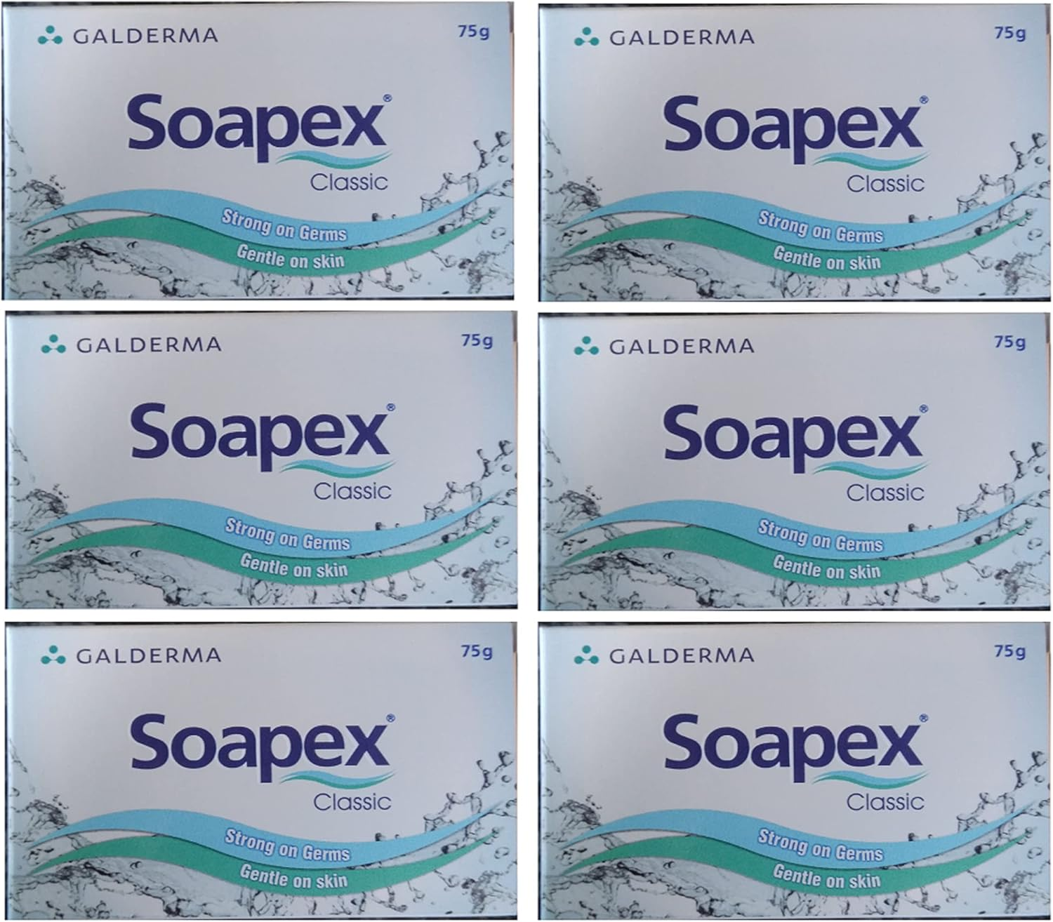 OPERIO Soapex Classic Soap 75Gm (Pack of 6*75Gm)