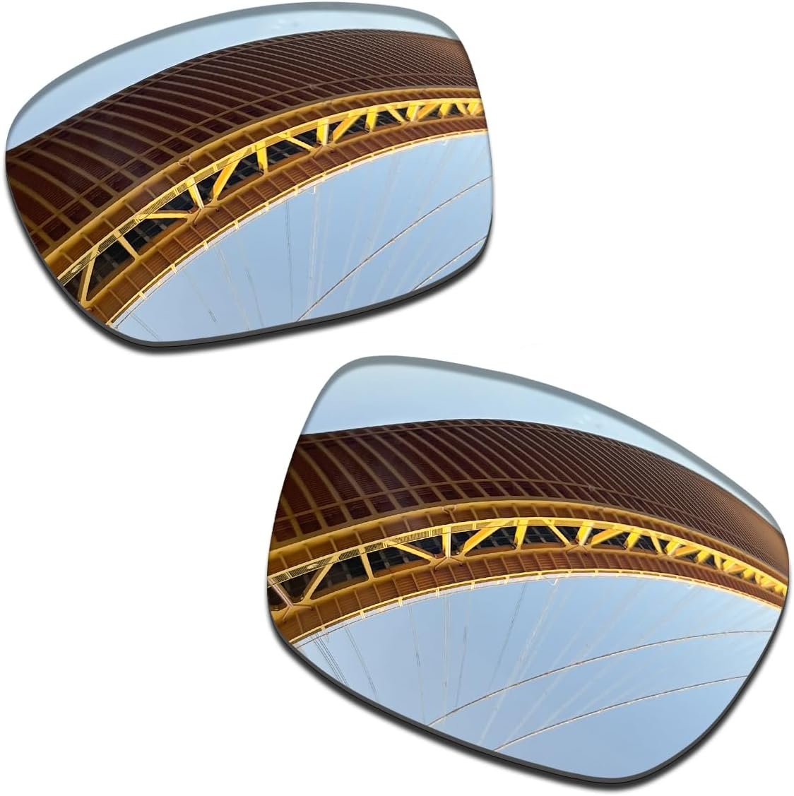 Lenzprose 1.5MM Polarized Replacement Lenses for Oakley Twoface OO9189 OO9256 Sunglasses, Anti-Scratch | Perfectly Fit - Dark Black Polarized-1.5Mm image number 2