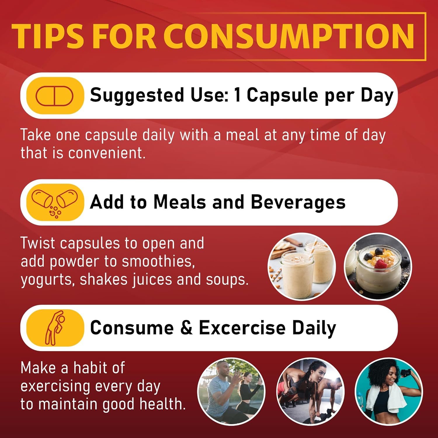 Organic Boswellia Serrata Extract Capsules with Turmeric Curcumin, Ginger, Black Pepper, Green Tea Powder - 60 Vegan Capsules image number 4