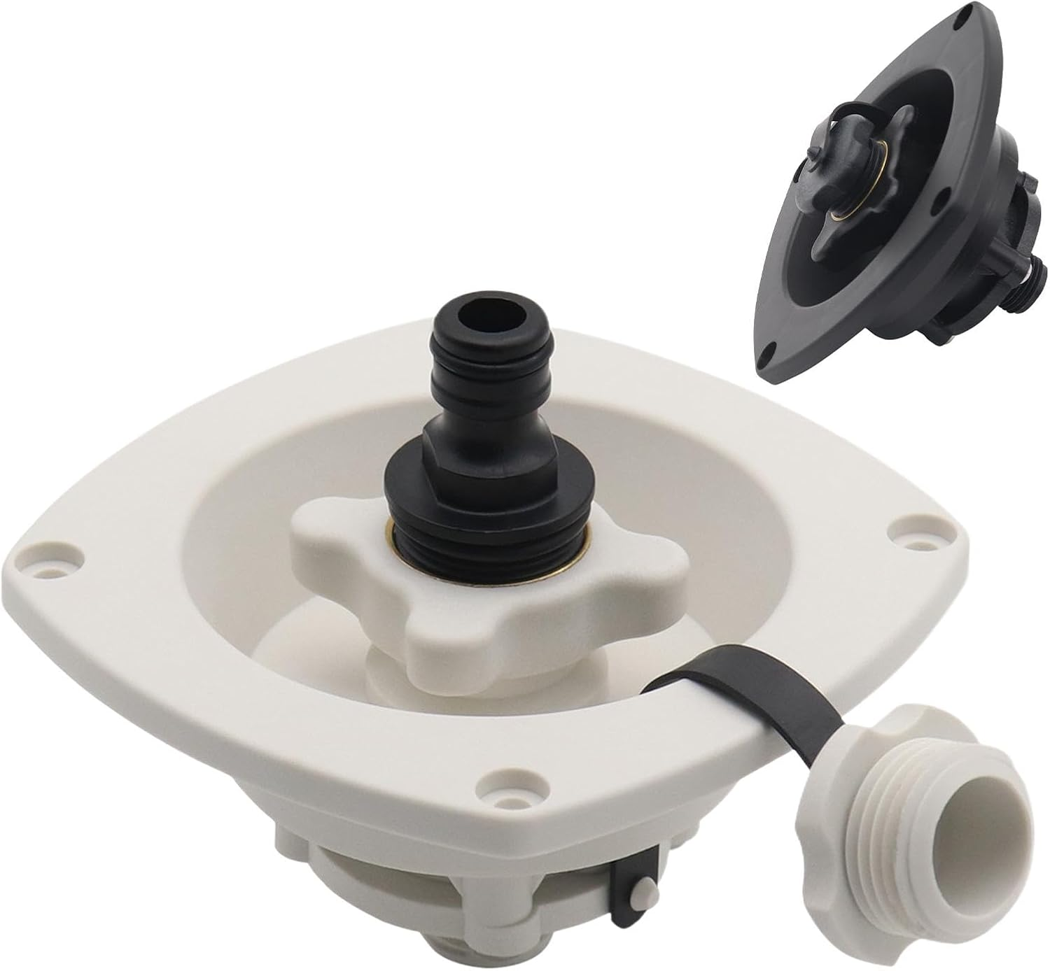 RV Water Fill Inlet | City Water Connection for Rv,Camping Car Water Hose Inlet Valve Connection for Motorhome image number 5