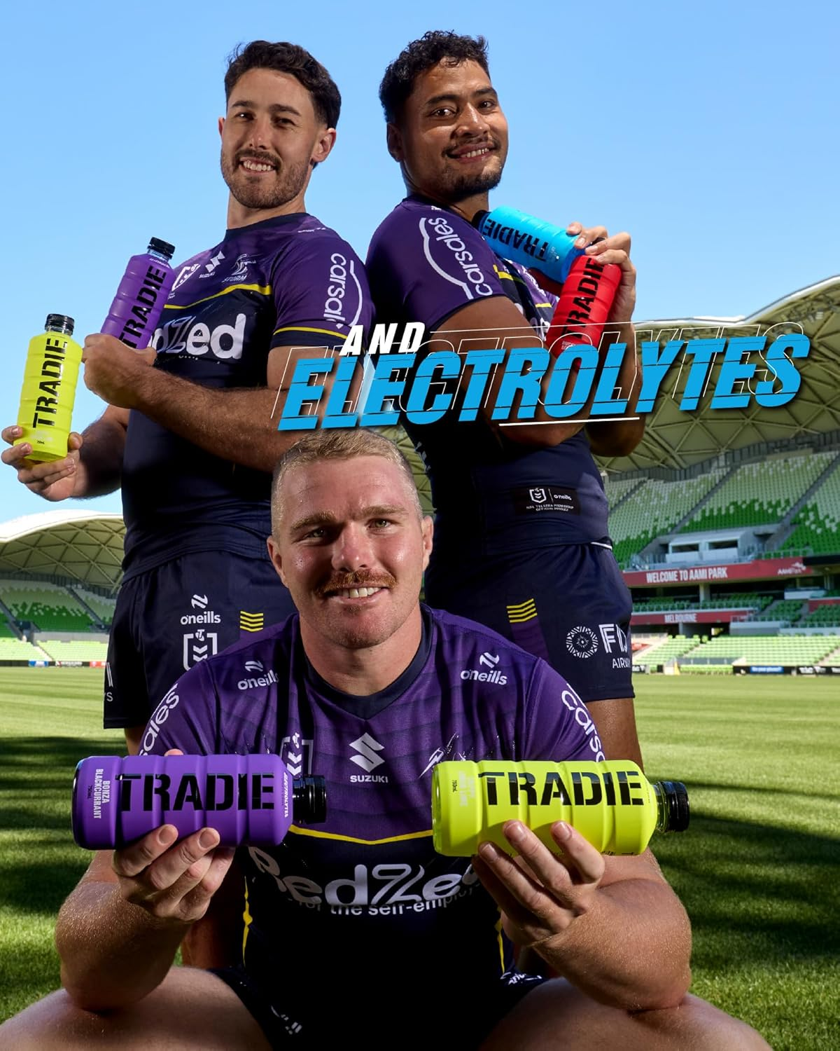 TRADIE BONZA BLACKCURRANT Sports Drink 12 X 750Ml image number 5