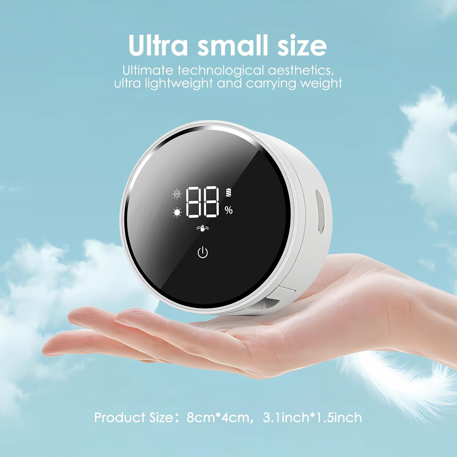 Wall Mounted Toothbrush Holder & Toothbrush Cleaner,Electric Toothbrush Holder, Razor Holder and Cleaner for Bathroom Accessory, with Auto Inductive Open/Close Cover, Clean, Dry for Home, Travel image number 5